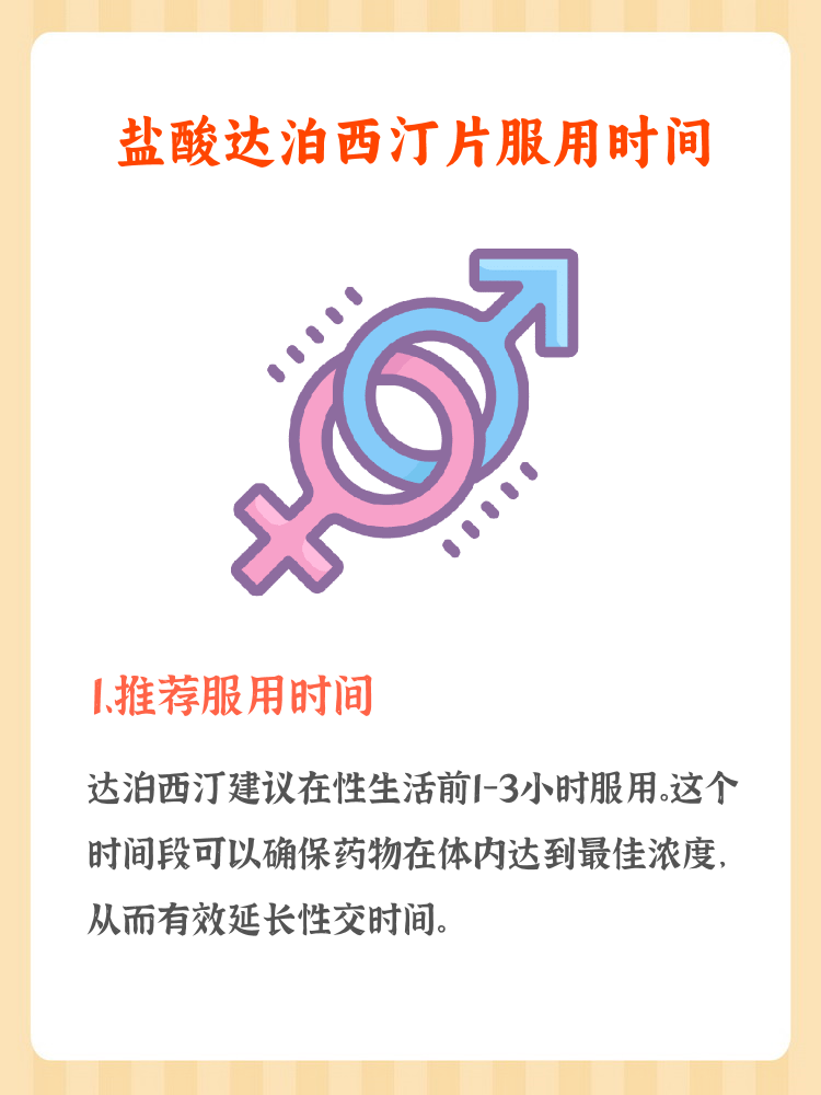 达泊西汀提前多久吃效果最好