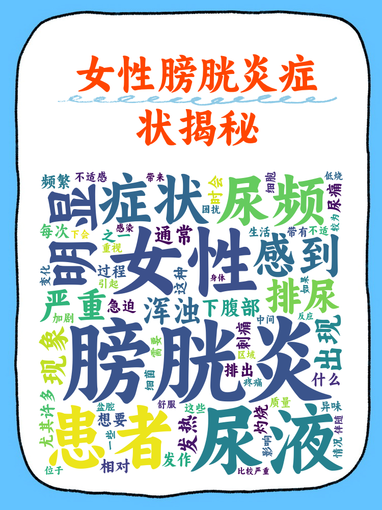 女性膀胱炎症状揭秘