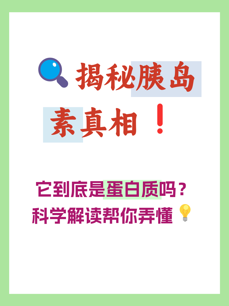 胰岛素是一种重要的激素,主要由胰腺分泌,负责调节