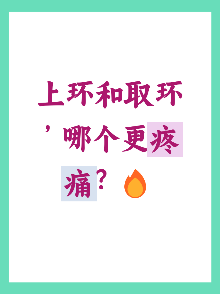 上环和取环是女性避孕的重要选择,但许多女性对这两种过程的疼痛感到