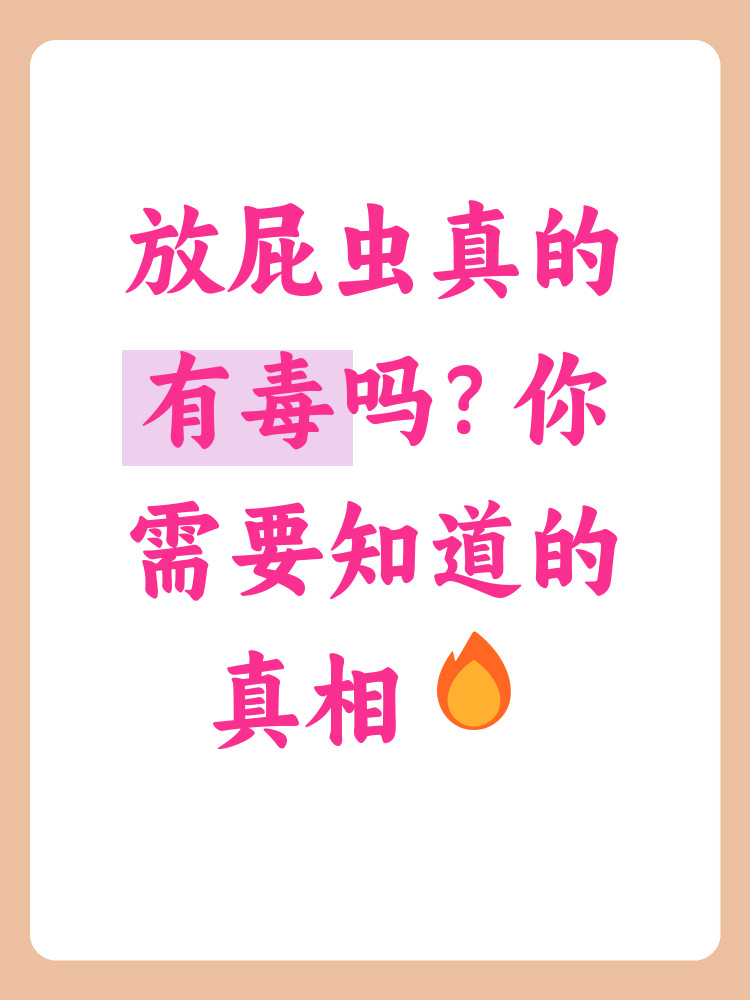 放屁虫,又称臭虫,因其释放的气体而得名