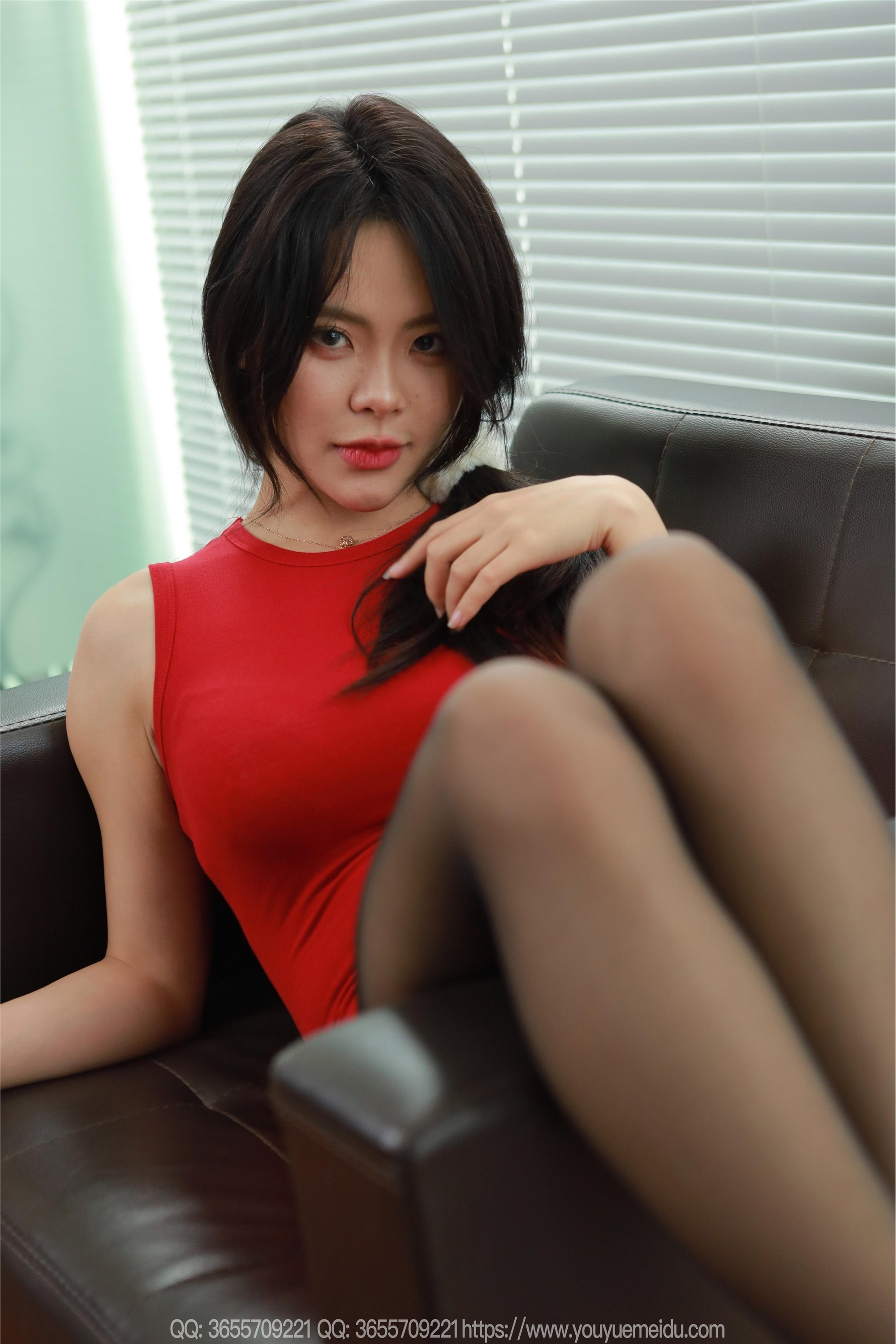 图片[51]-IESS异思趣向 2025.04.06 丝享家 2020 兔兔《红裙高跟鞋》[89P]-六色网