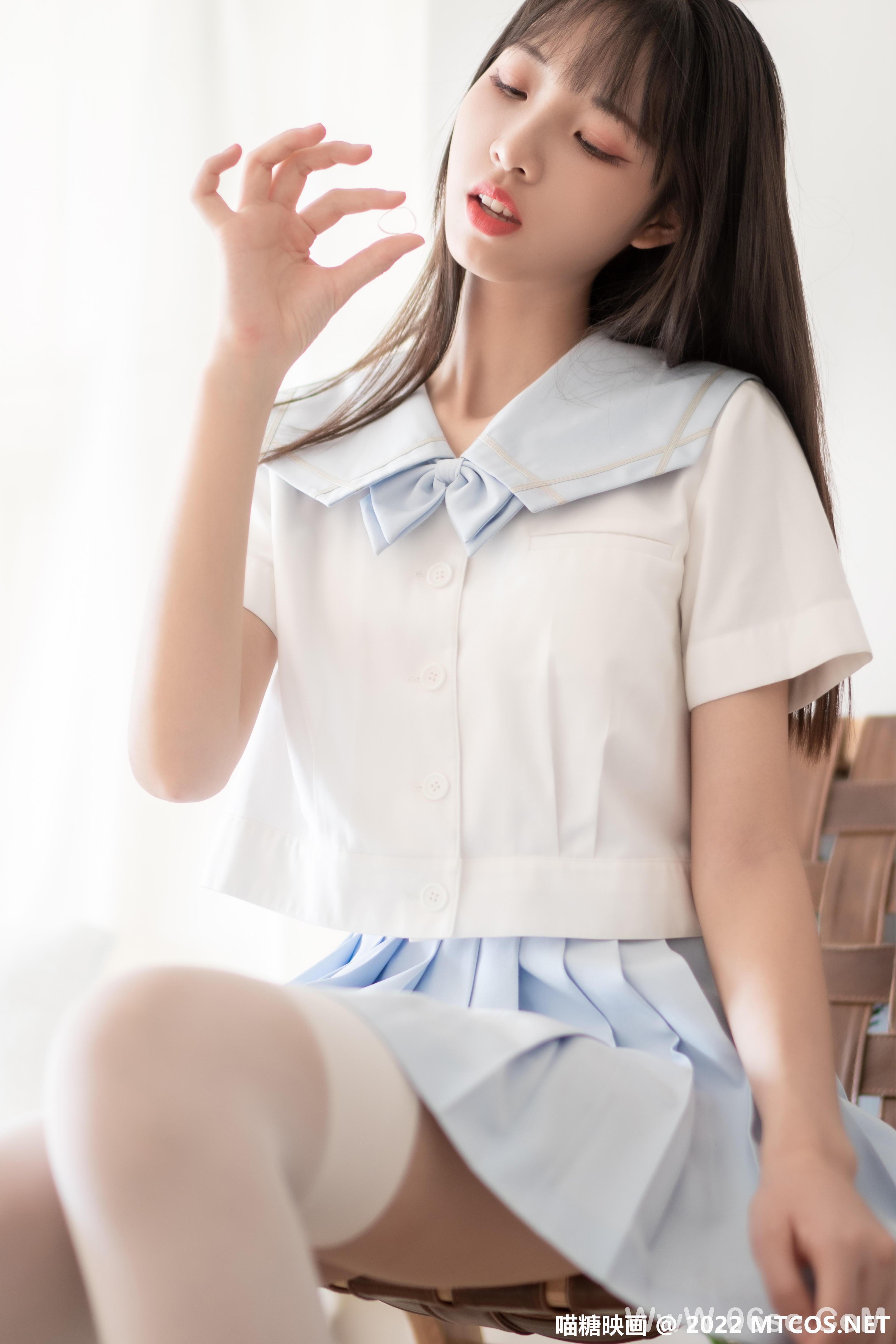 图片[26]-[喵糖映画] 2022.08.28 赏美 VOL.496 JL学生服 [64+1P-475M]-六色网