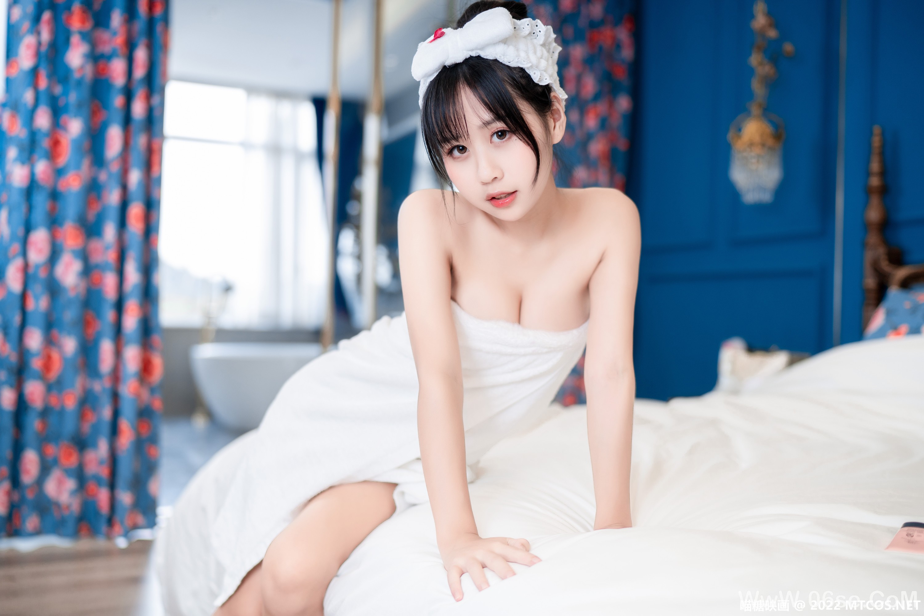 图片[27]-[喵糖映画] 2022.10.05 赏美 VOL.524 浴巾少女 [27+1P-253M]-六色网