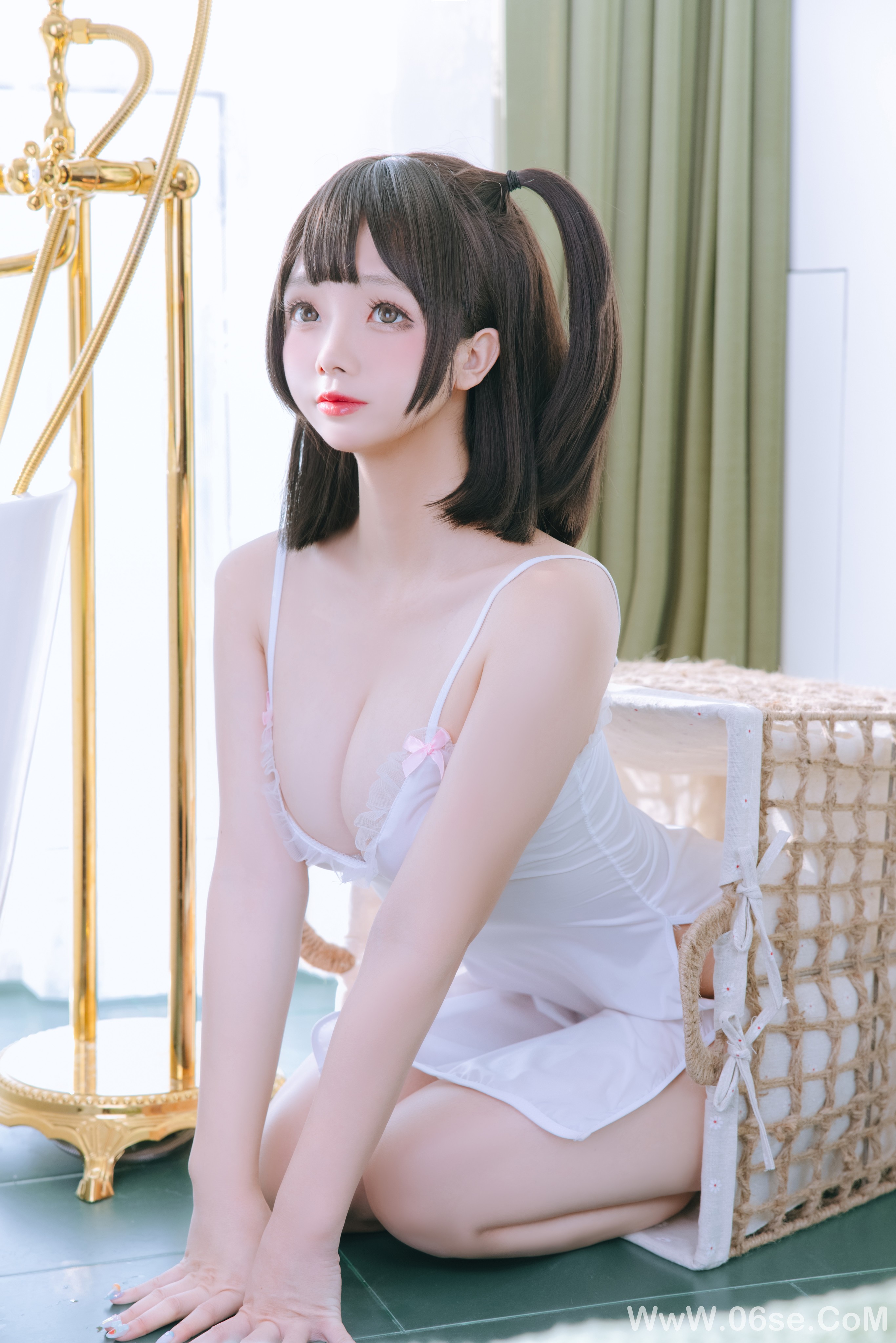 图片[11]-[喵糖映画] 2022.08.07 赏美 VOL.476 白色小睡裙 [60+1P-907M]-六色网