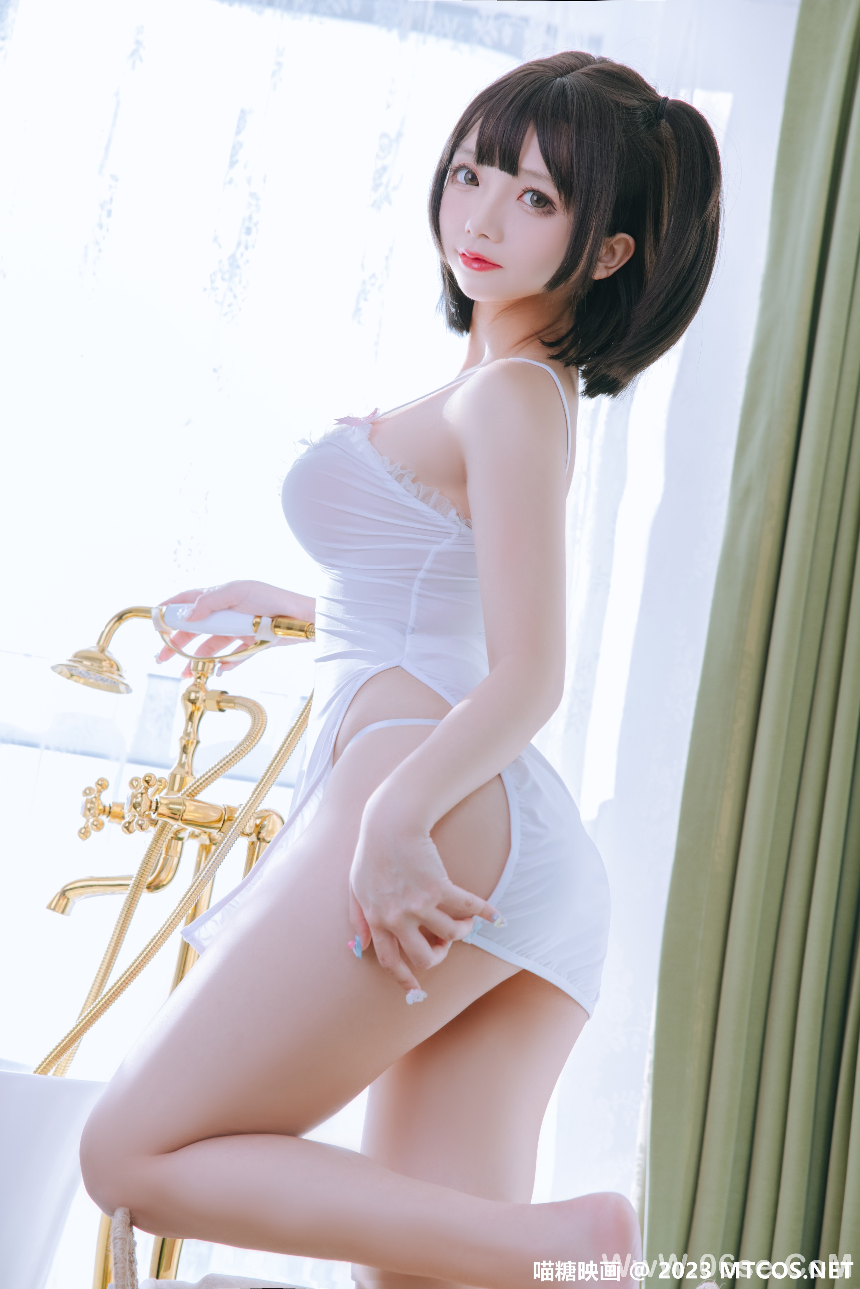 图片[73]-[喵糖映画] 2023.01.02 赏美 VOL.554 湿身小白裙 [72+1P-1.33G]-六色网