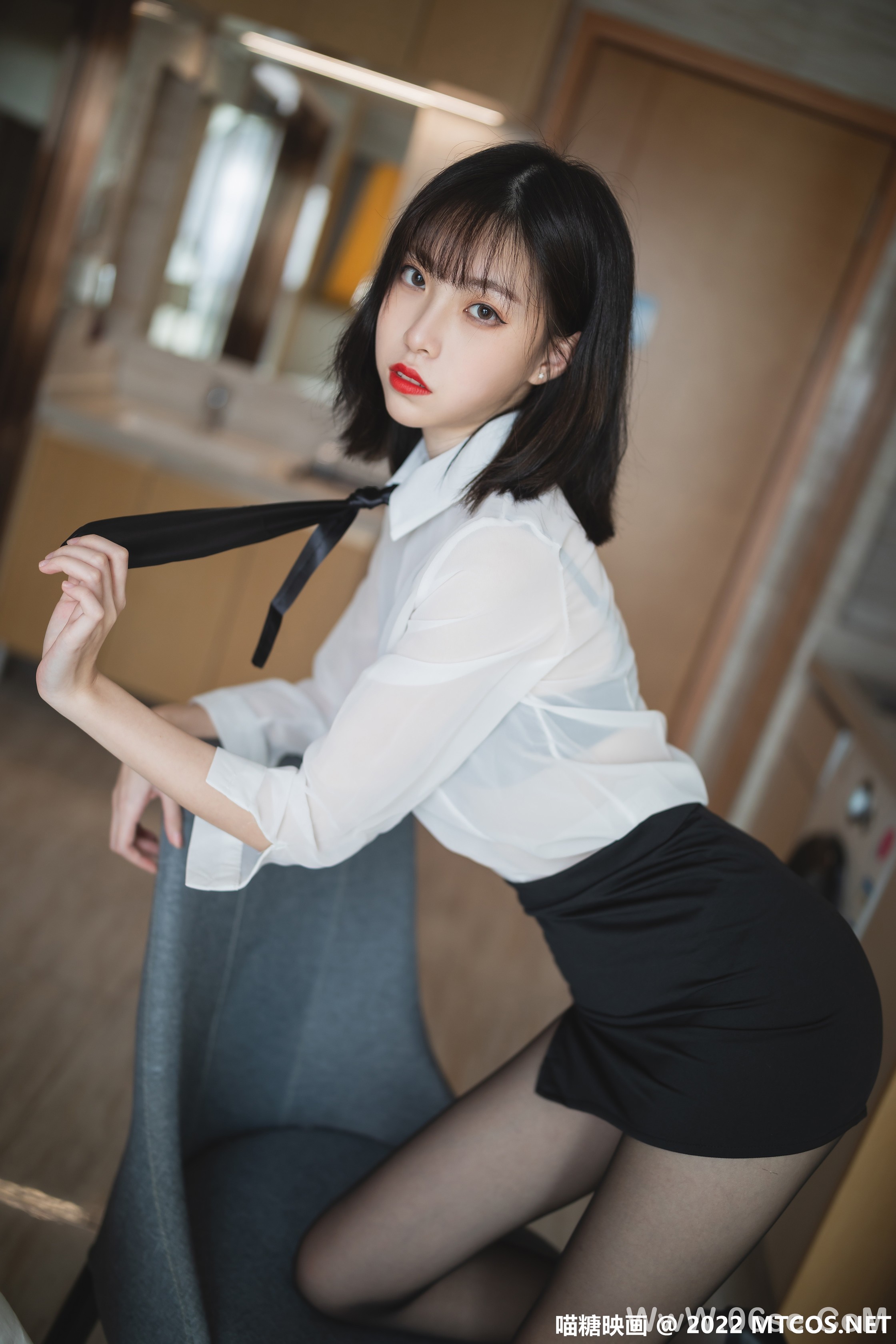 图片[9]-[喵糖映画] 2022.12.27 赏美 VOL.553 OL制服 [41+1P-728M]-六色网