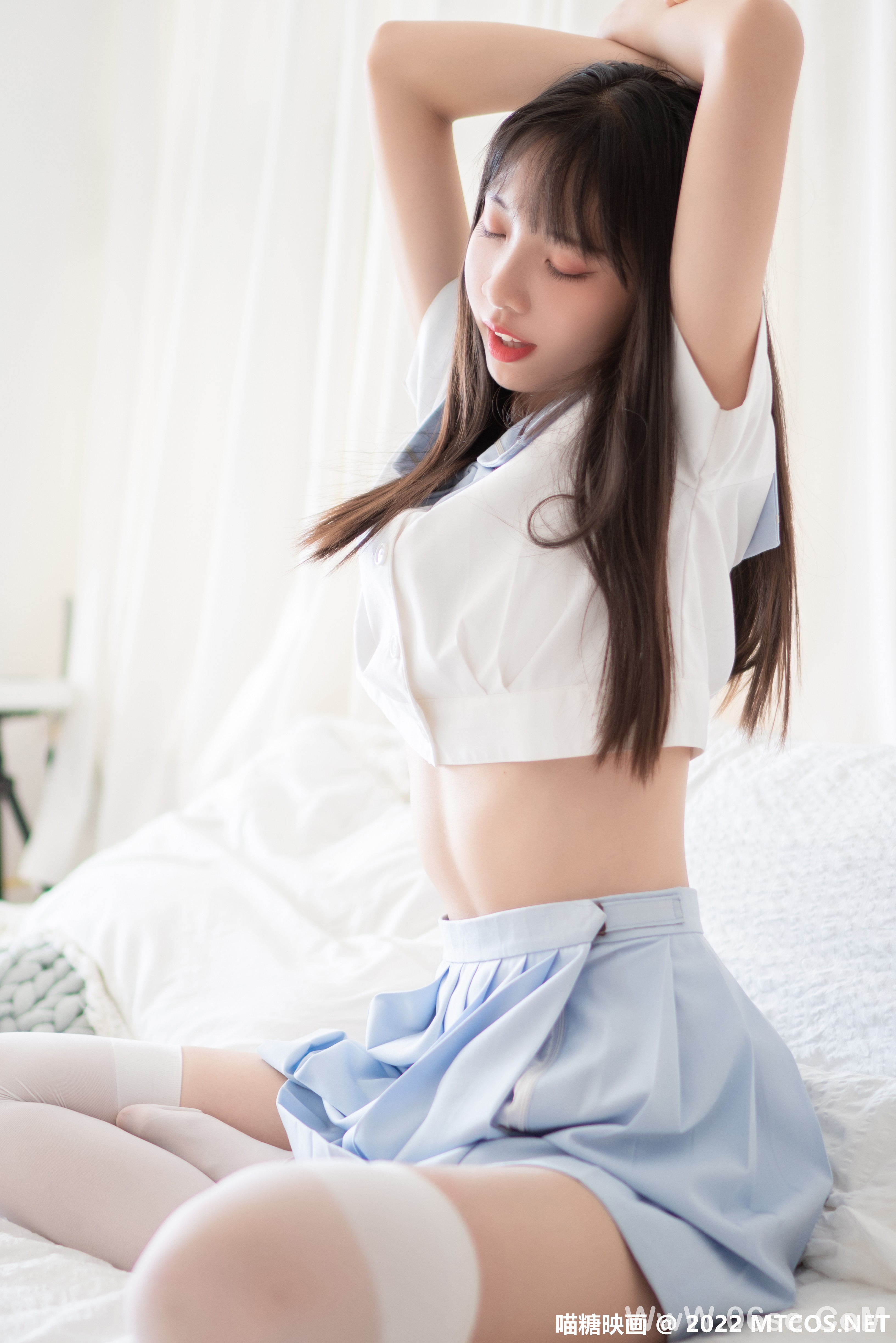 图片[4]-[喵糖映画] 2022.08.28 赏美 VOL.496 JL学生服 [64+1P-475M]-六色网