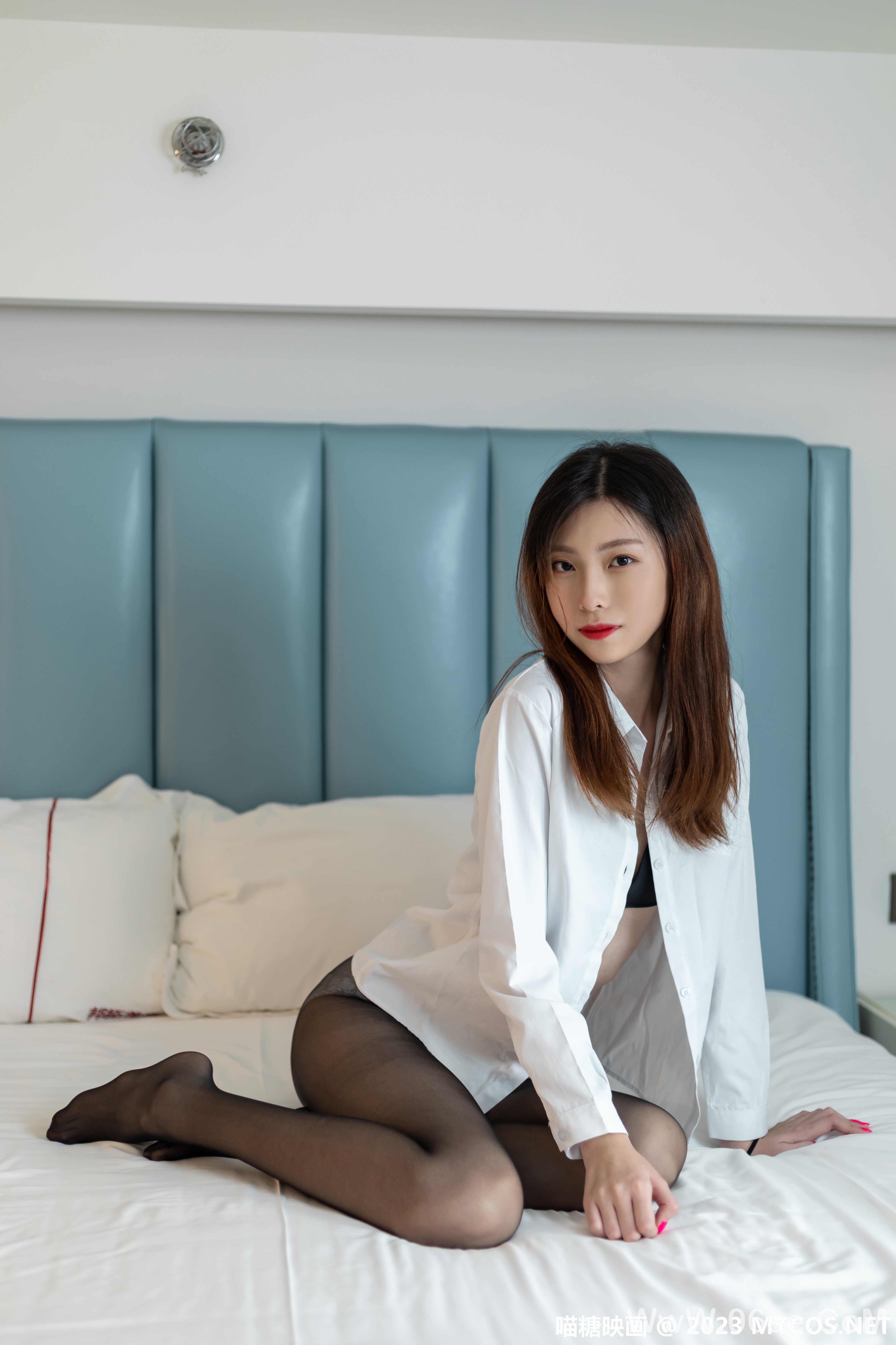 图片[10]-[喵糖映画] 2023.02.07 赏美 VOL.563 黑丝制服 [22+1P-410M]-六色网