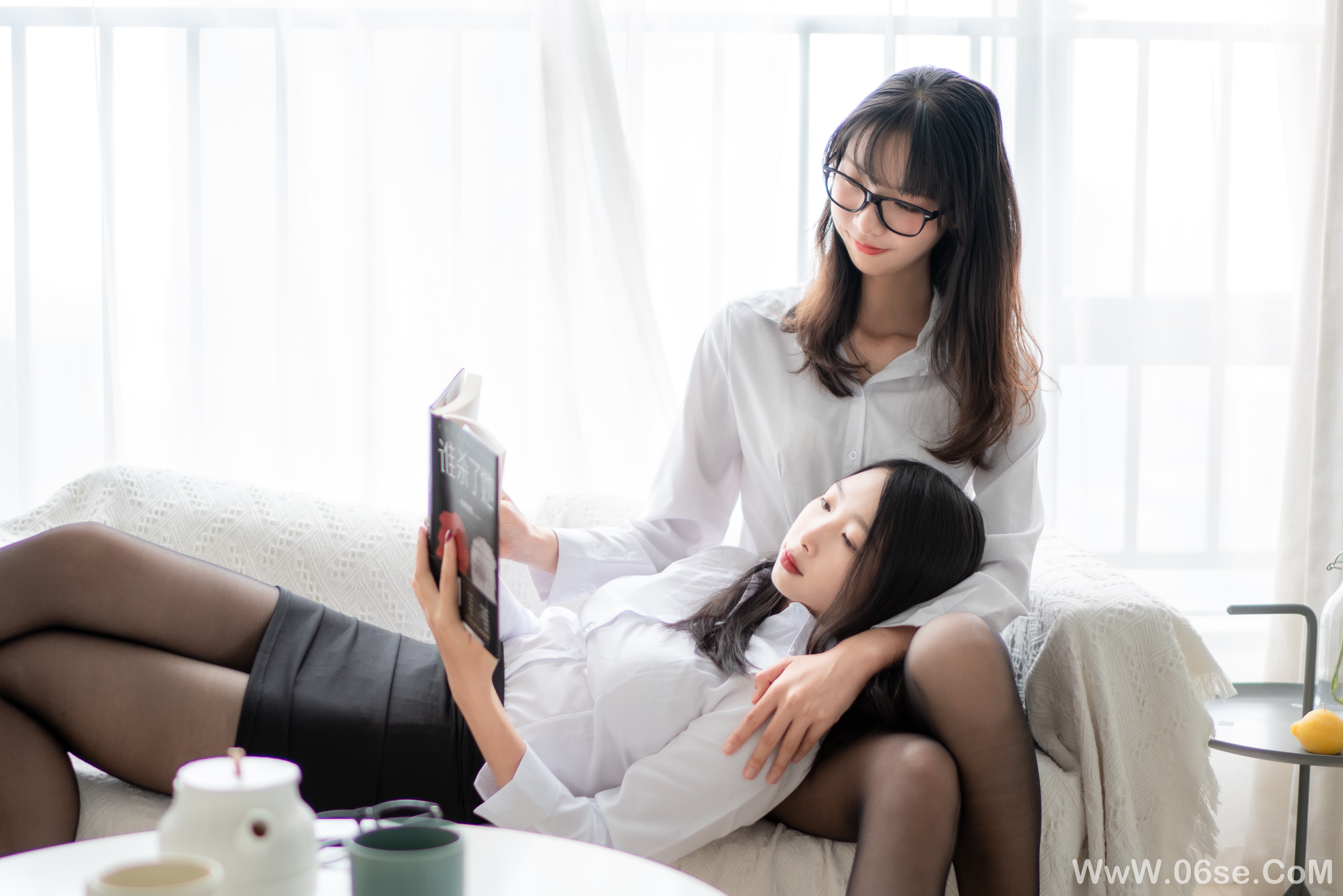 图片[24]-[喵糖映画] 2022.07.25 赏美 VOL.464 黑丝双人 [41+1P-383M]-六色网