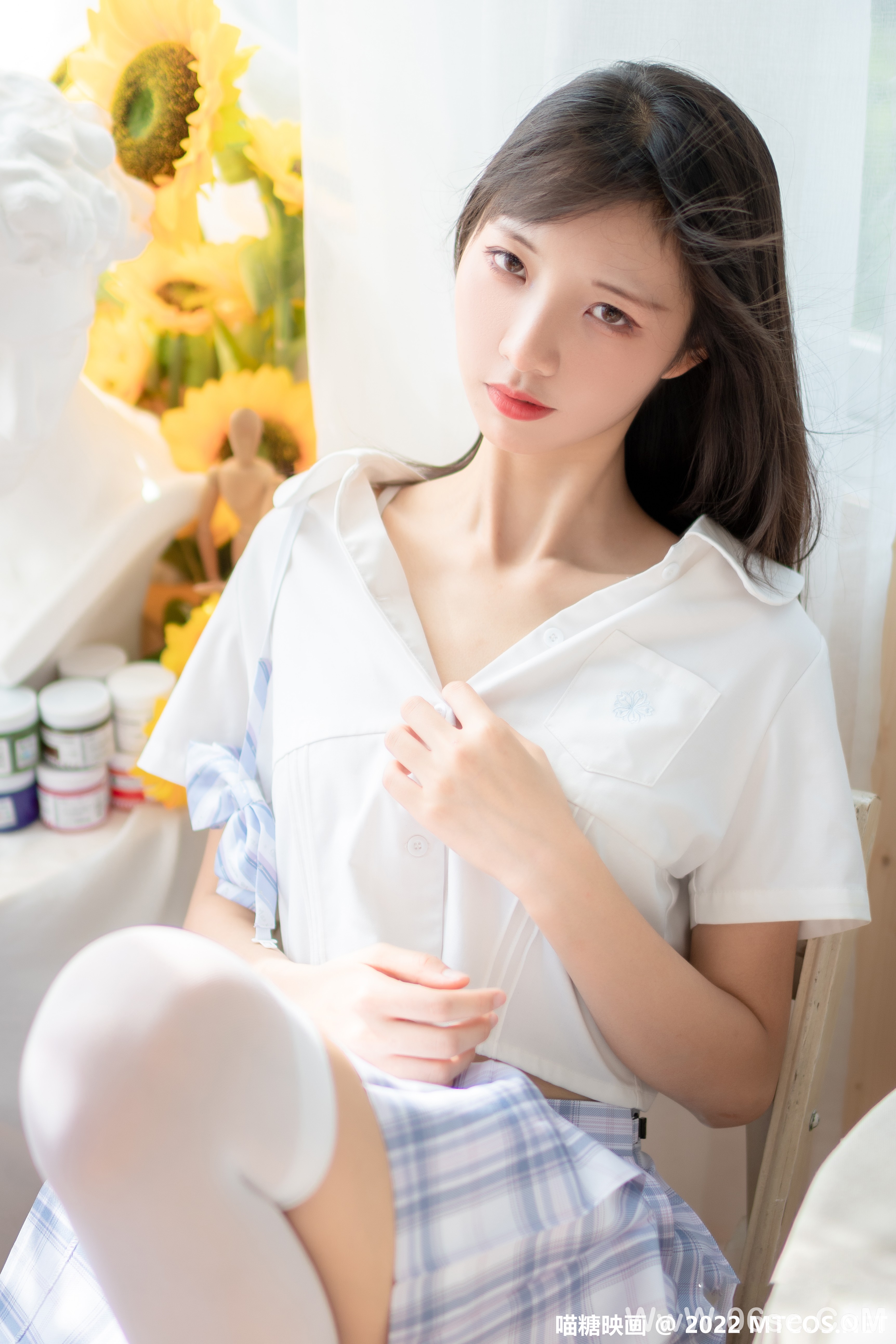 图片[23]-[喵糖映画] 2022.07.28 赏美 VOL.466 向阳JK [41+1P-386M]-六色网