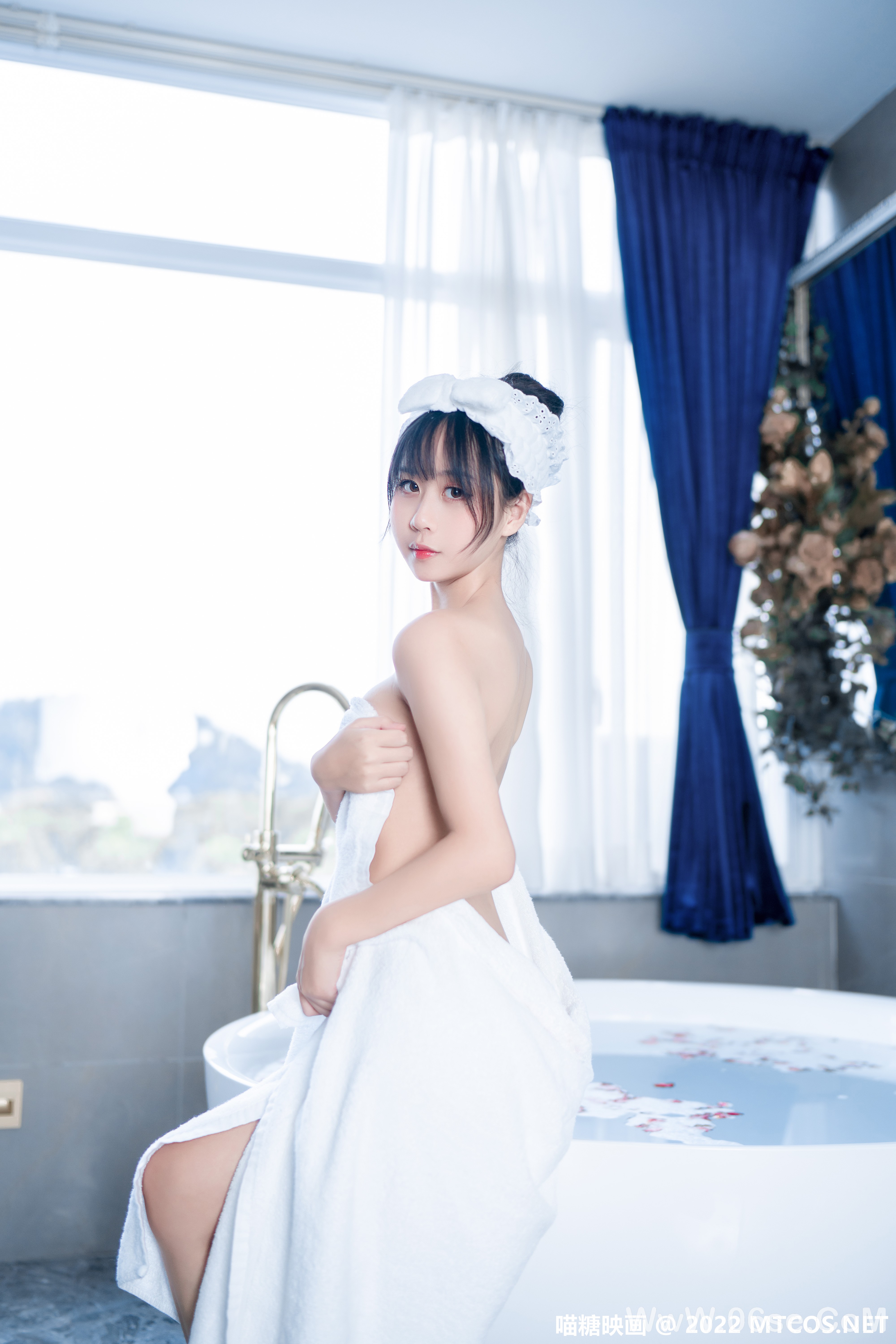 图片[14]-[喵糖映画] 2022.10.05 赏美 VOL.524 浴巾少女 [27+1P-253M]-六色网