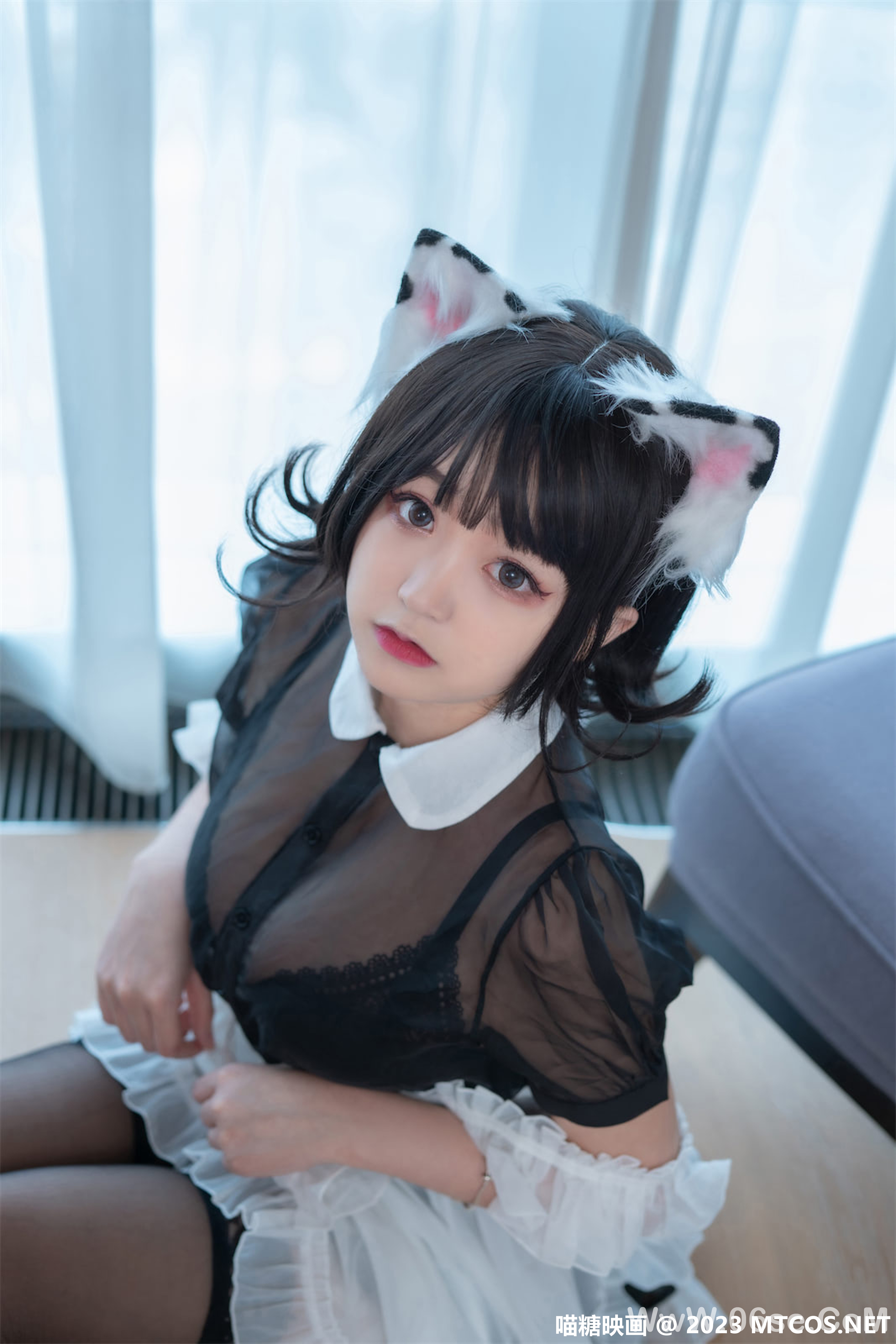 图片[33]-[喵糖映画] 2023.03.19 赏美 VOL.576 猫耳女仆 [46+1P-449M]-六色网