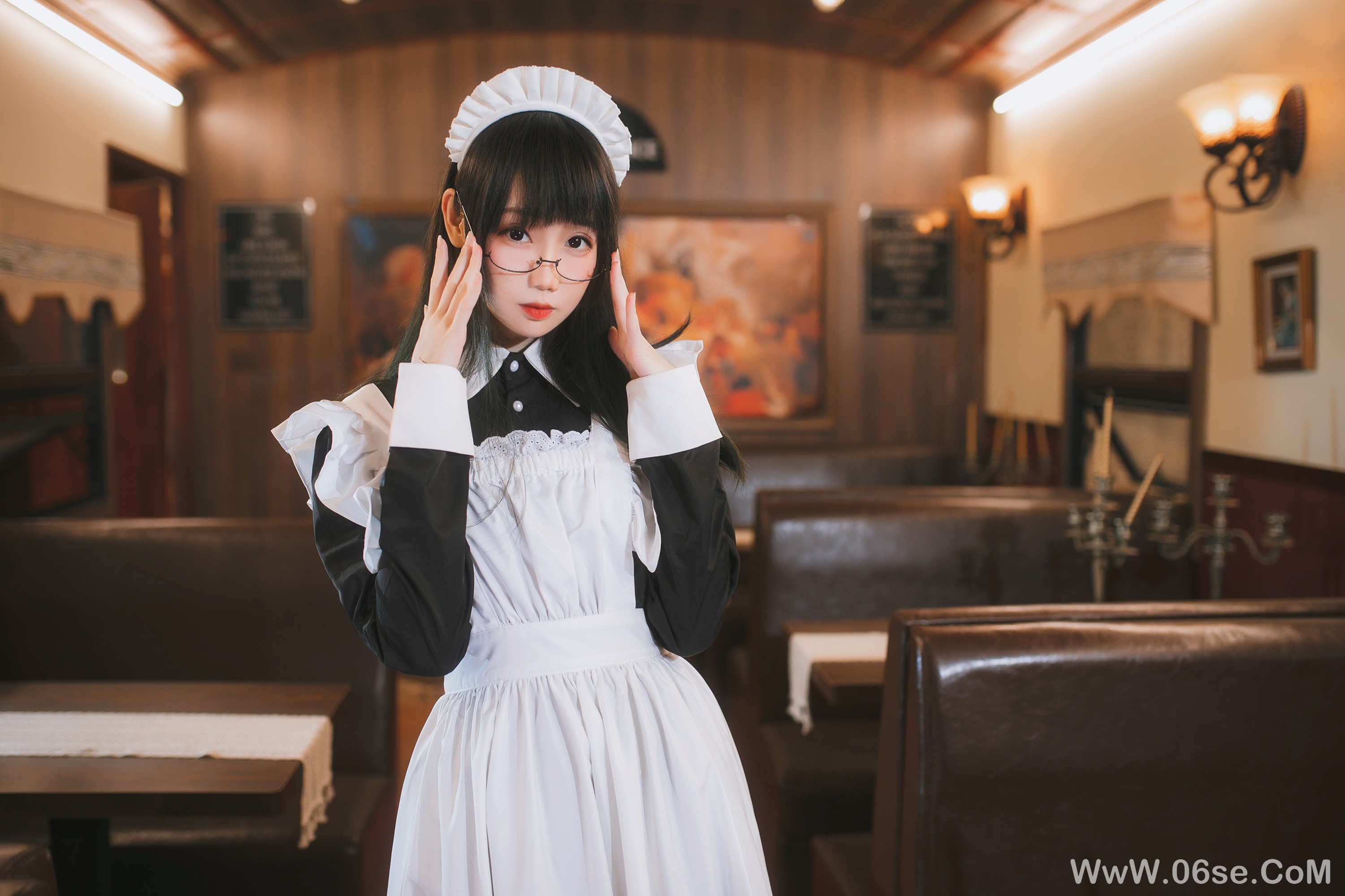 图片[4]-[喵糖映画] 2022.10.26 赏美 VOL.535 咖啡厅女仆 [33+1P-129M]-六色网