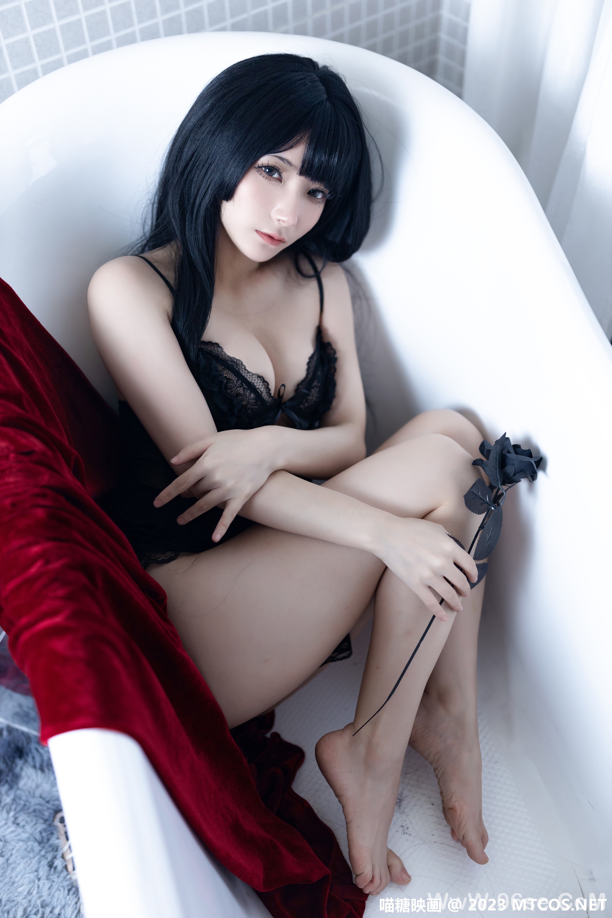 图片[33]-[喵糖映画] 2023.04.17 赏美 VOL.586 黑玫瑰 [40+1P-452M]-六色网