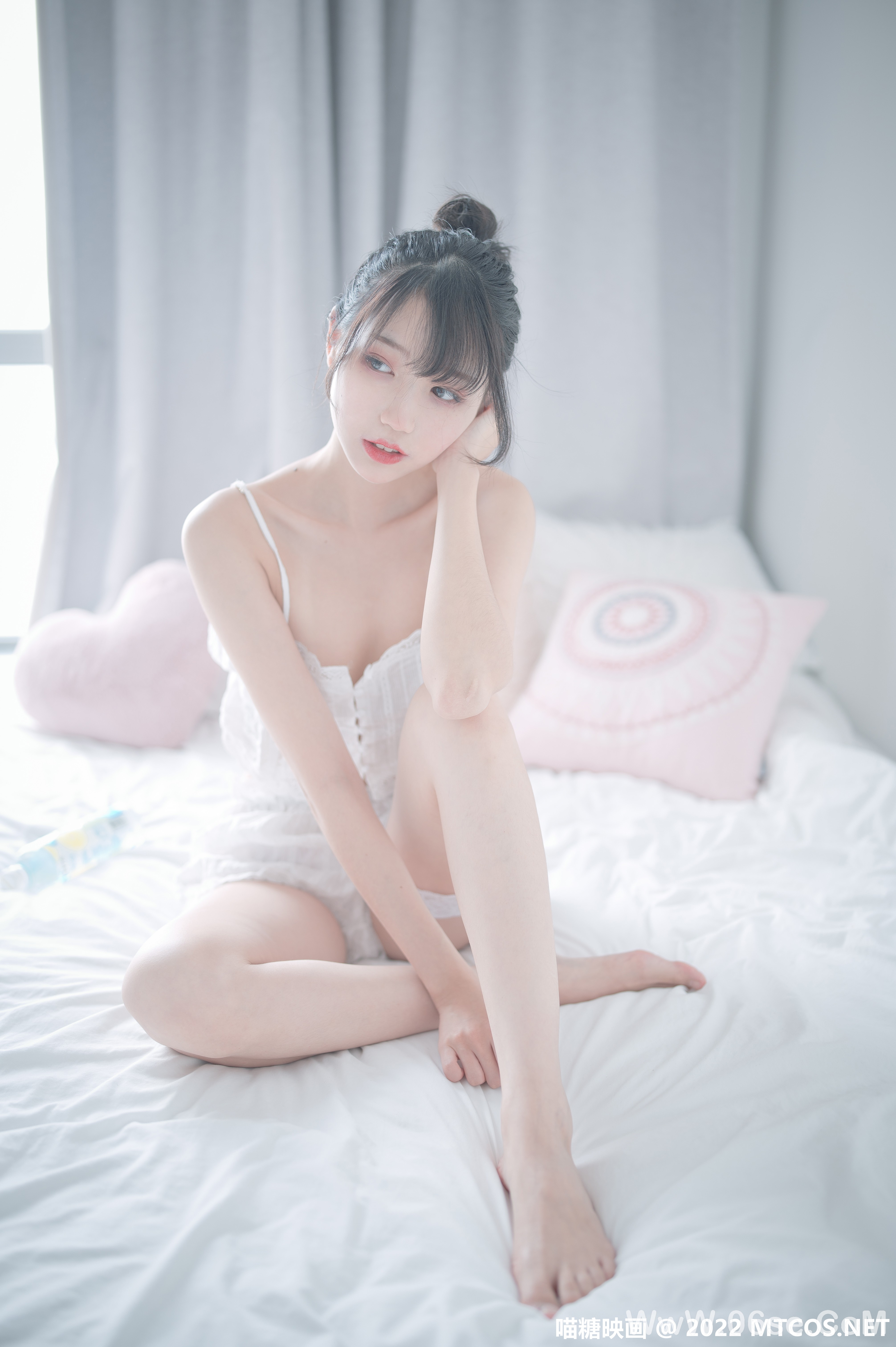 图片[16]-[喵糖映画] 2022.09.09 赏美 VOL.506 白色睡衣 [20+1P-198M]-六色网