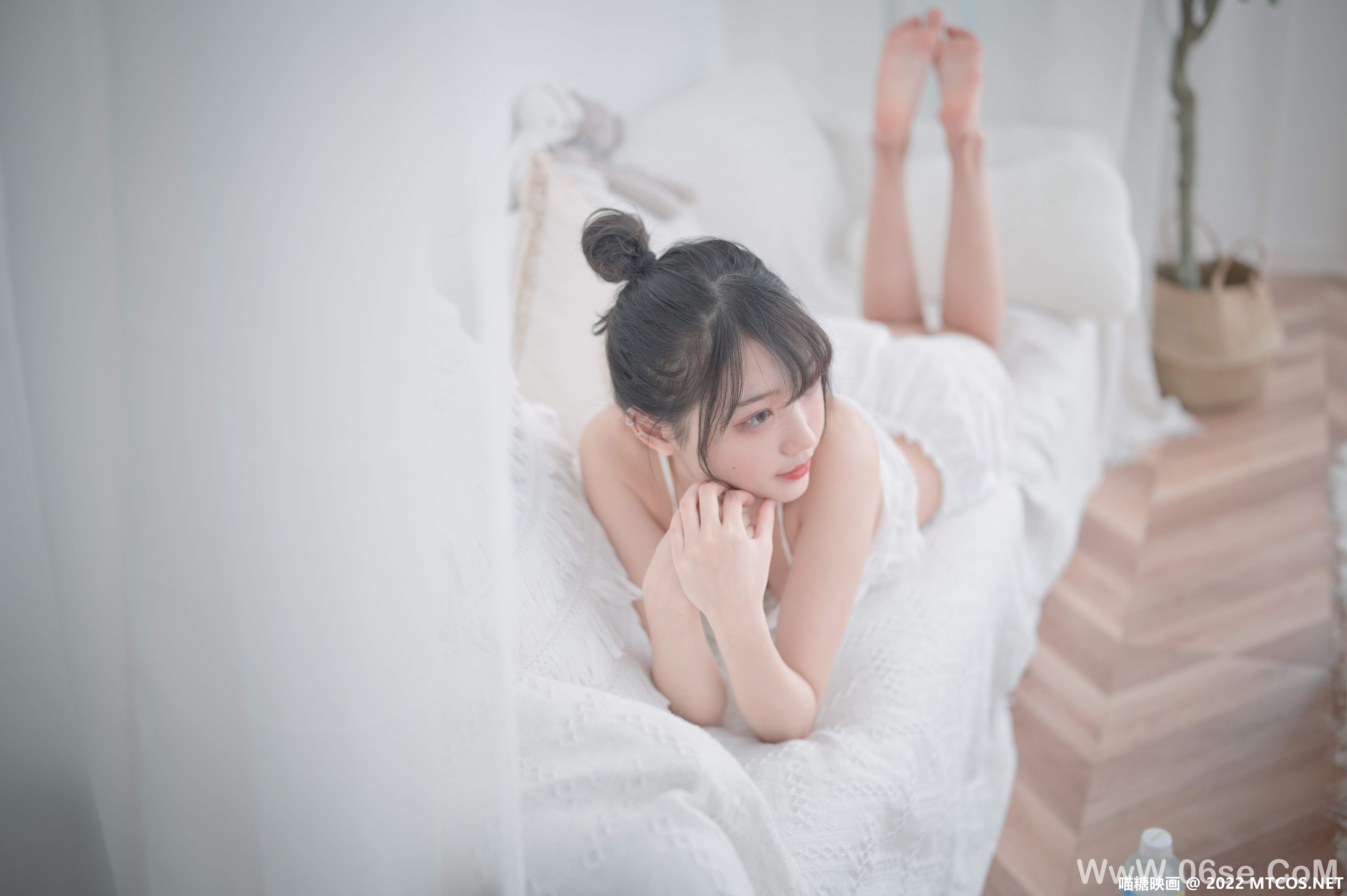 图片[5]-[喵糖映画] 2022.09.09 赏美 VOL.506 白色睡衣 [20+1P-198M]-六色网