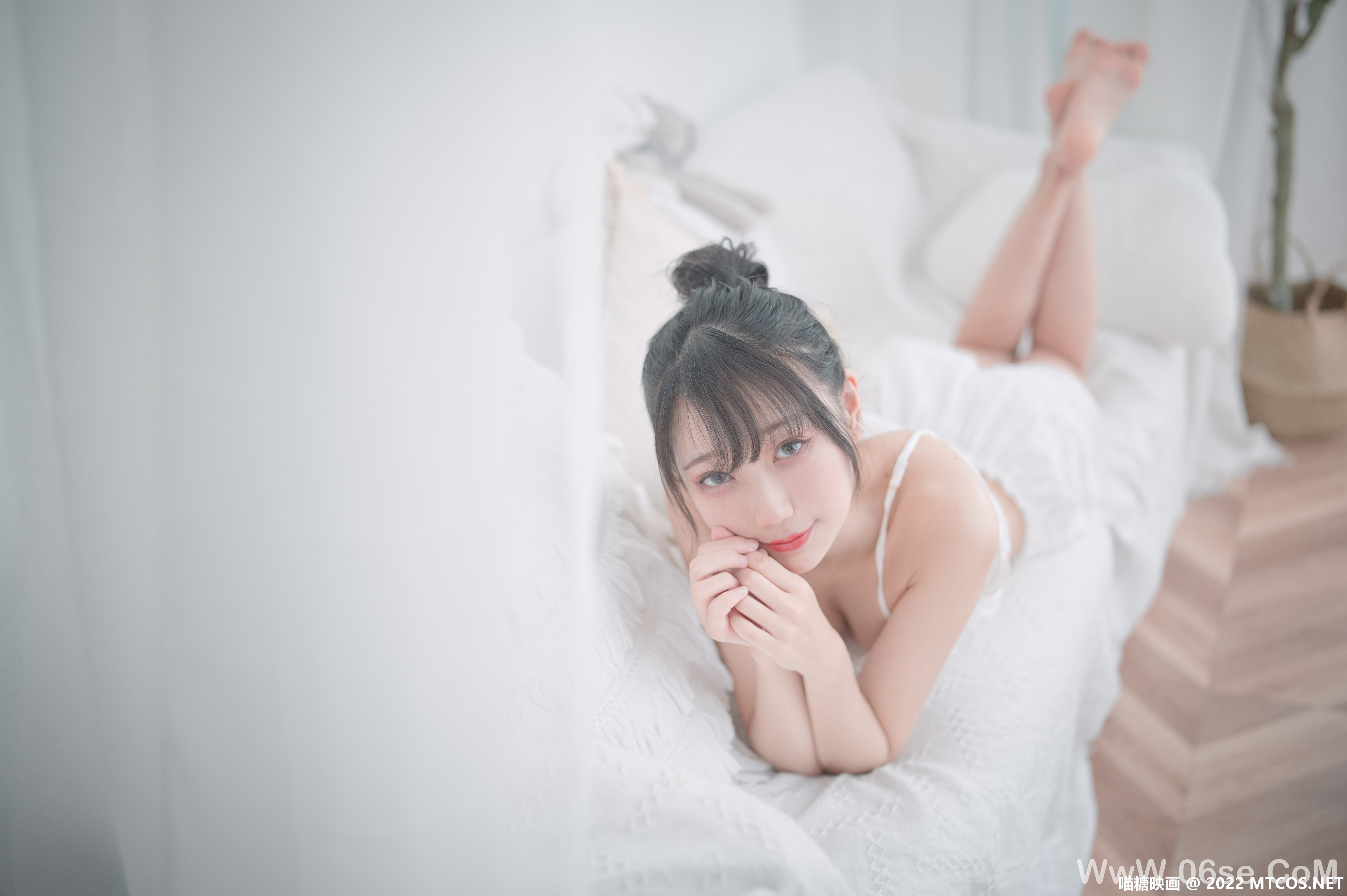 图片[6]-[喵糖映画] 2022.09.09 赏美 VOL.506 白色睡衣 [20+1P-198M]-六色网