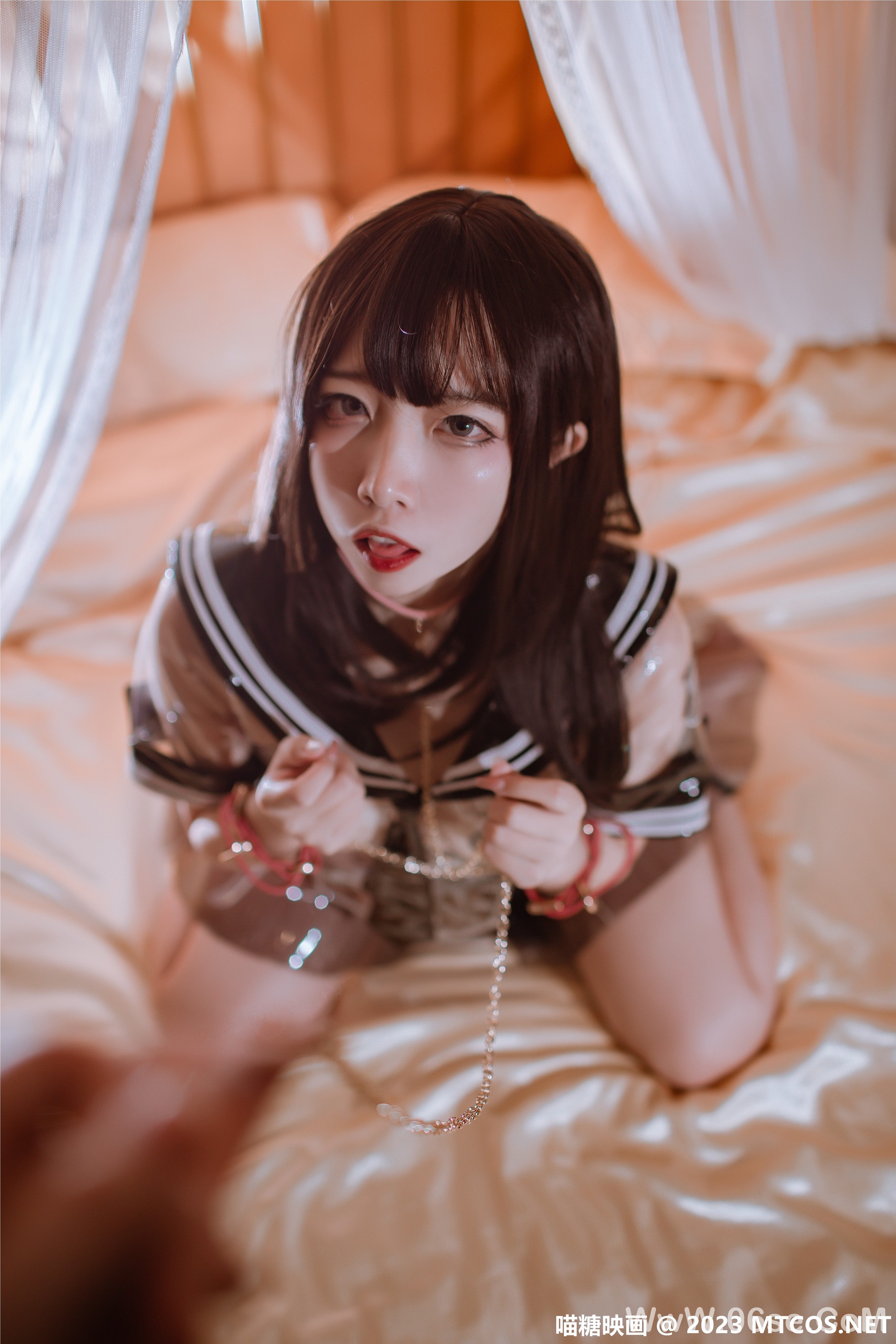 图片[38]-[喵糖映画] 2023.03.23 赏美 VOL.580 私房透明JK [40+1P-461M]-六色网