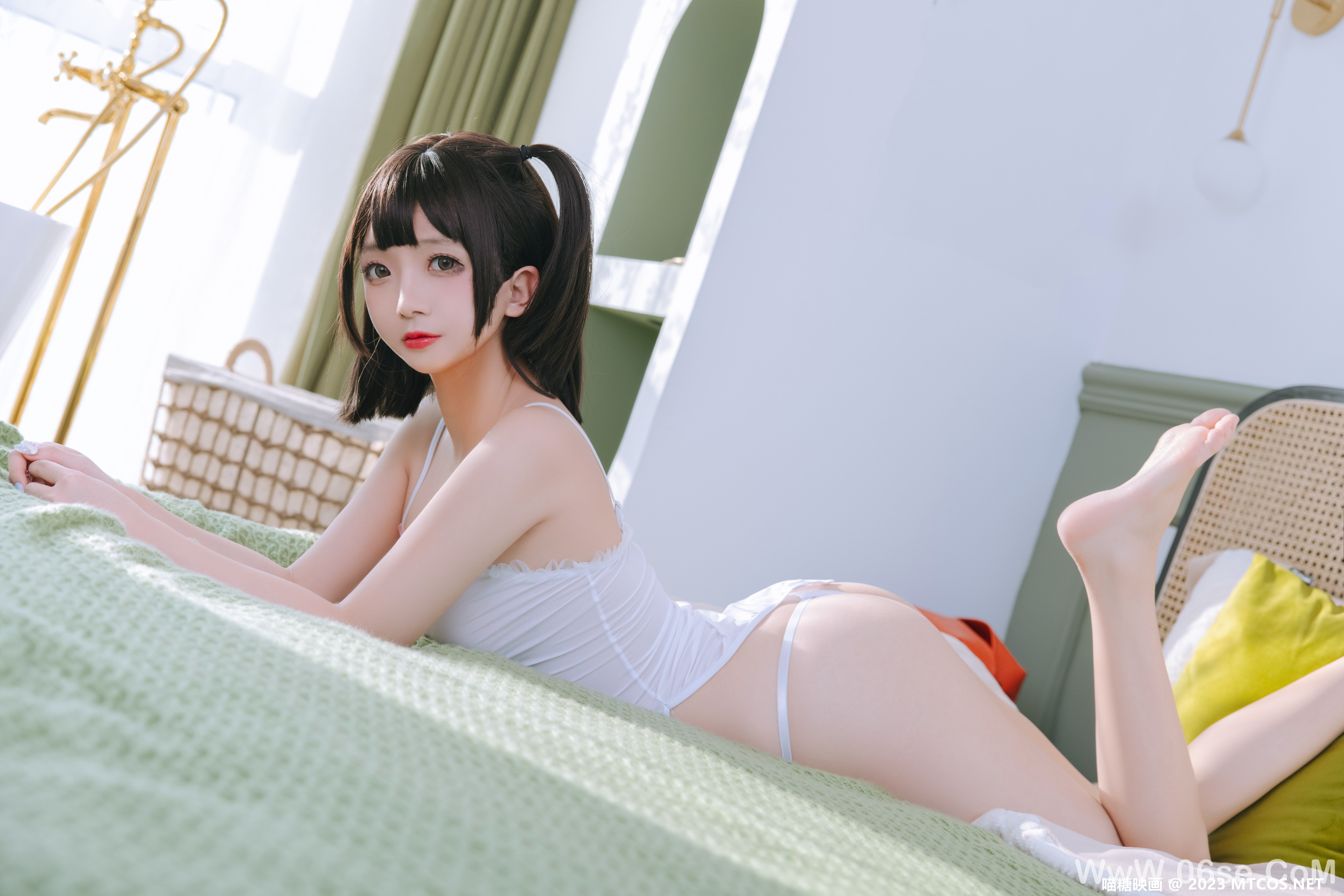 图片[26]-[喵糖映画] 2023.01.02 赏美 VOL.554 湿身小白裙 [72+1P-1.33G]-六色网