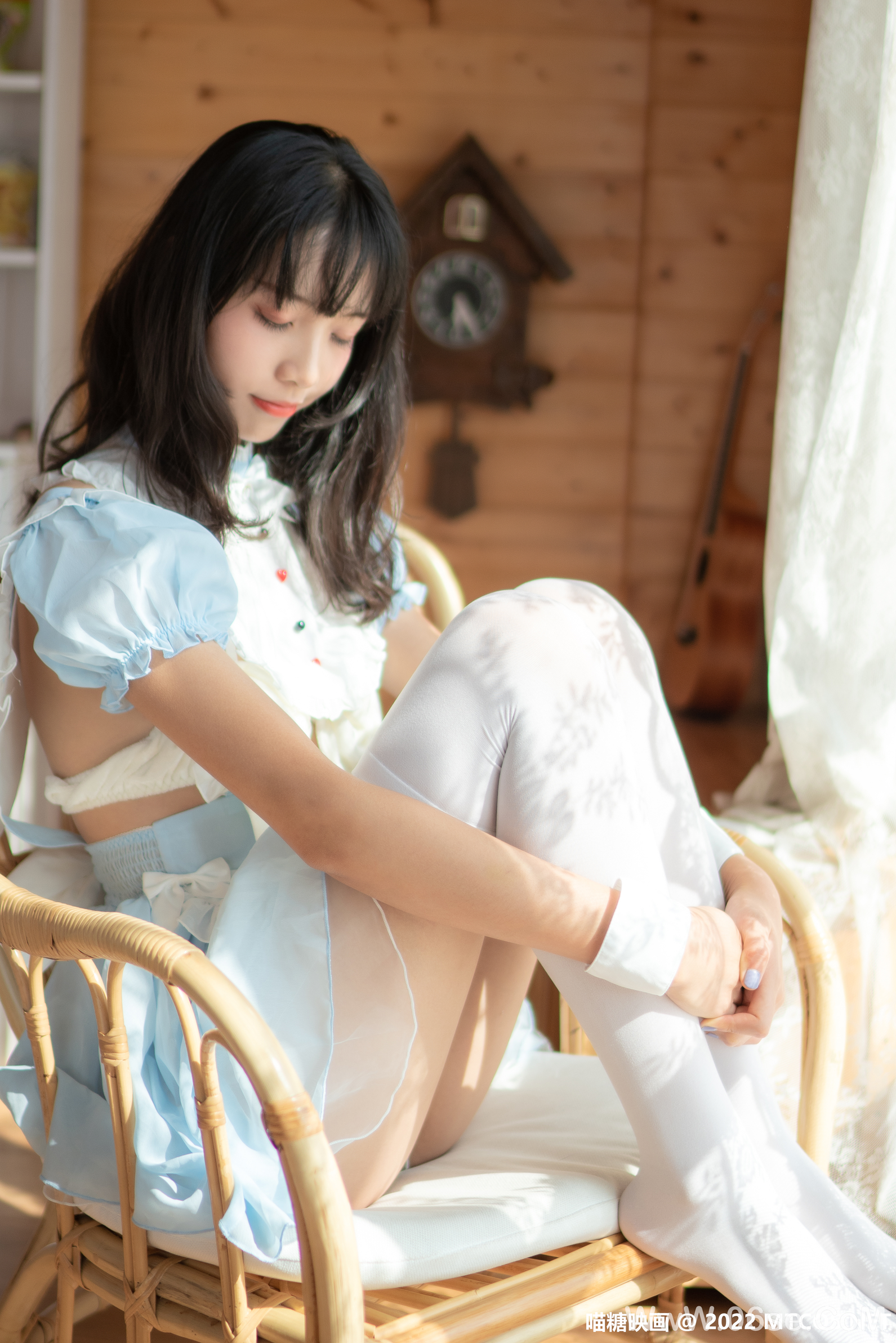 图片[12]-[喵糖映画] 2022.07.30 赏美 VOL.468 蓝白JK [26+1P-360M]-六色网
