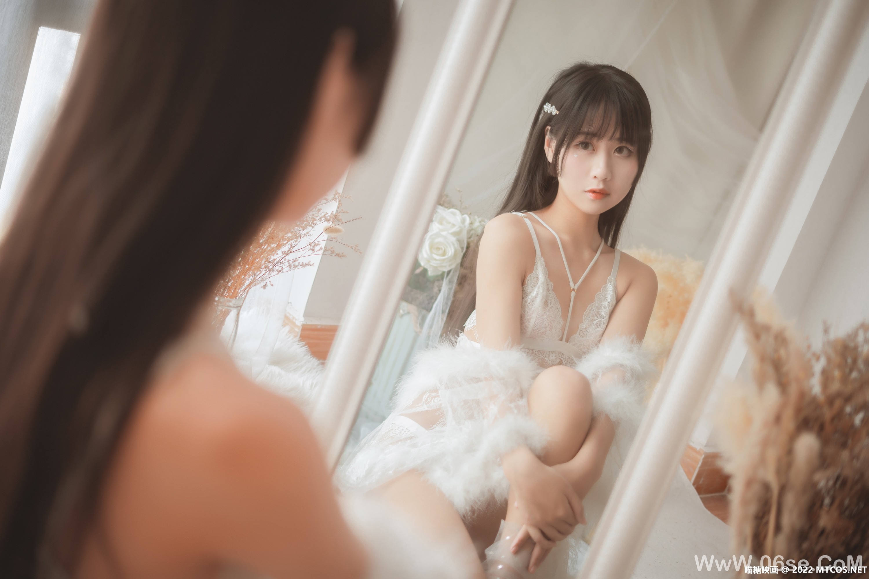 图片[25]-[喵糖映画] 2022.09.30 赏美 VOL.520 毛绒内衣 [27+1P-372M]-六色网