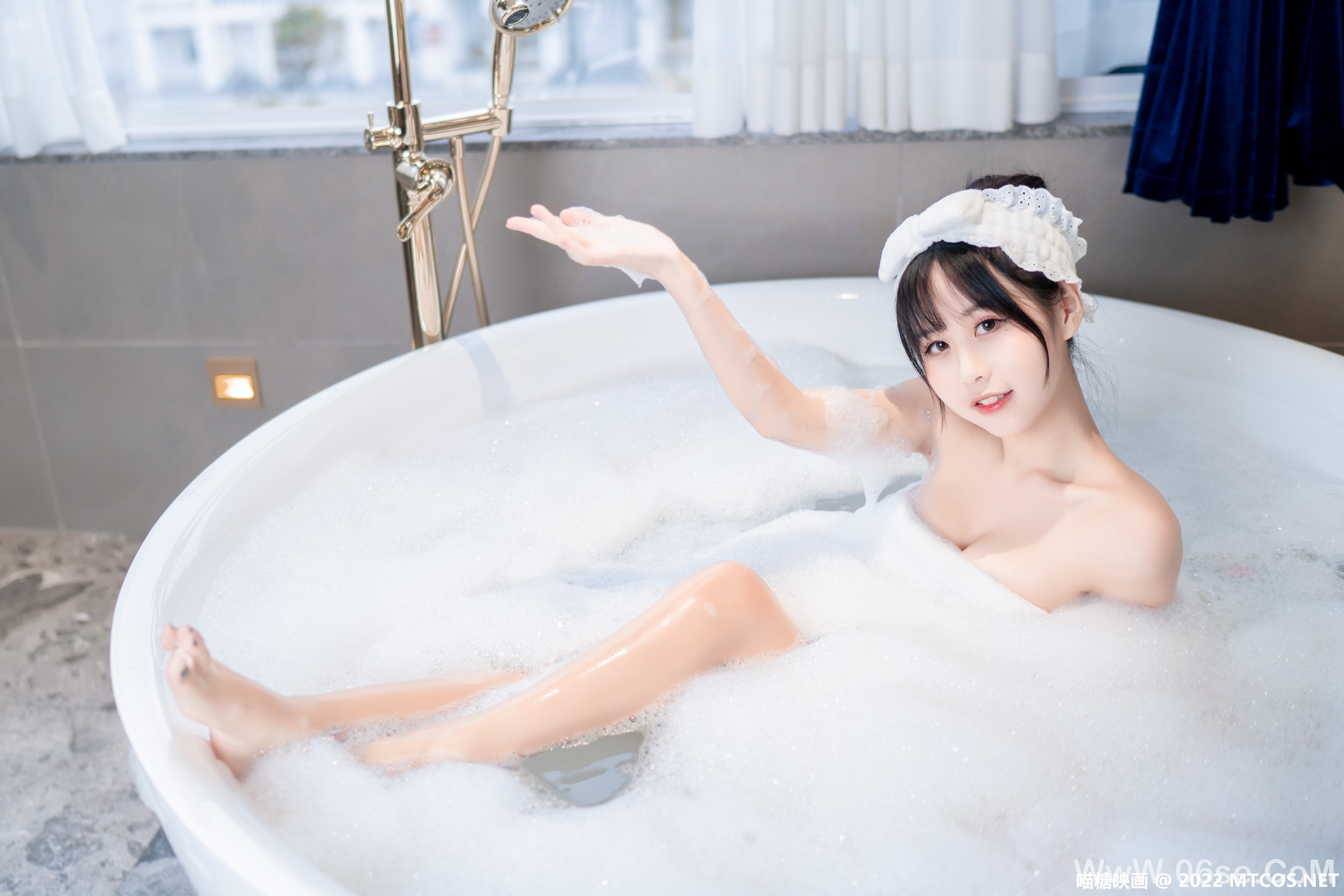 图片[3]-[喵糖映画] 2022.10.05 赏美 VOL.524 浴巾少女 [27+1P-253M]-六色网