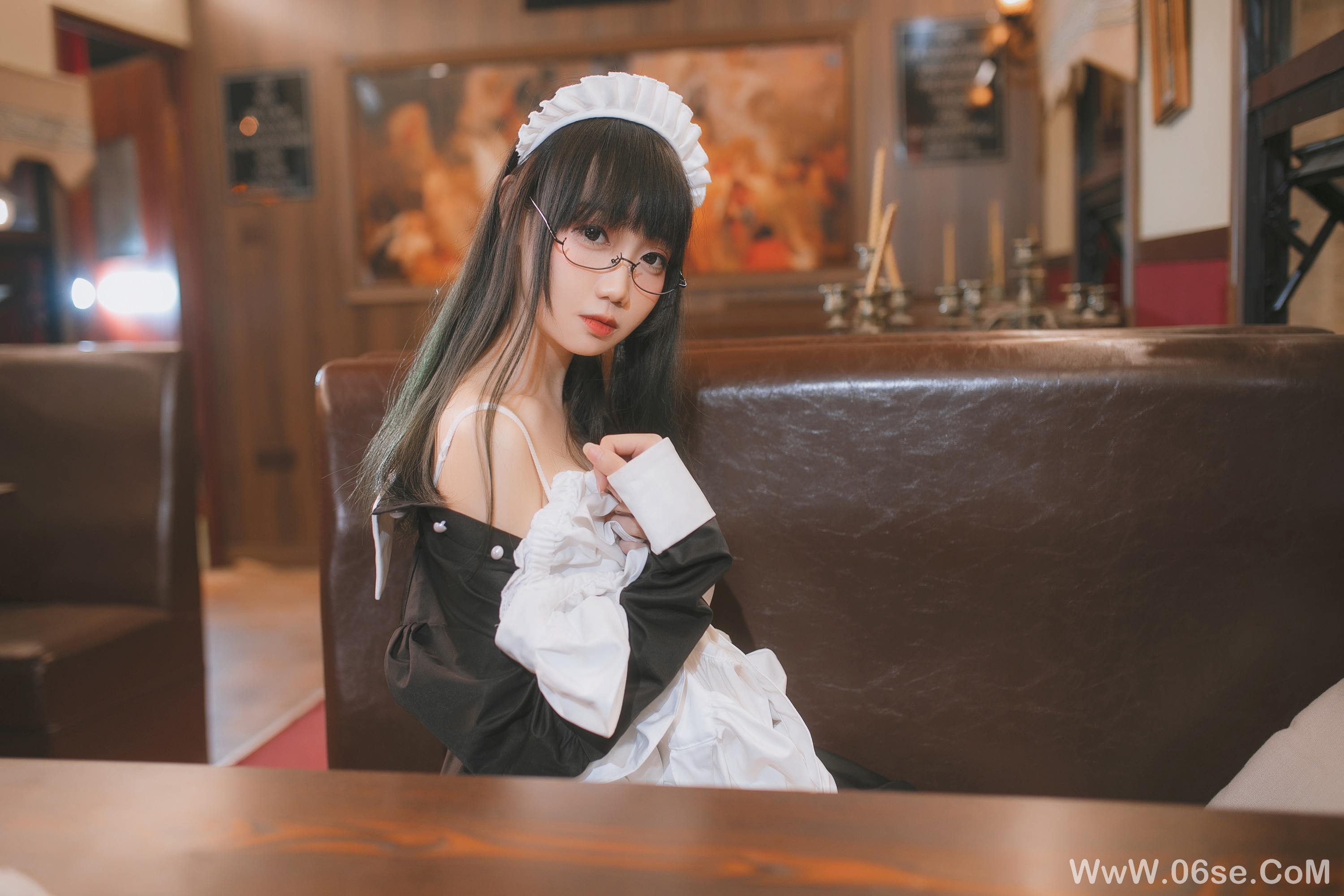 图片[5]-[喵糖映画] 2022.10.26 赏美 VOL.535 咖啡厅女仆 [33+1P-129M]-六色网