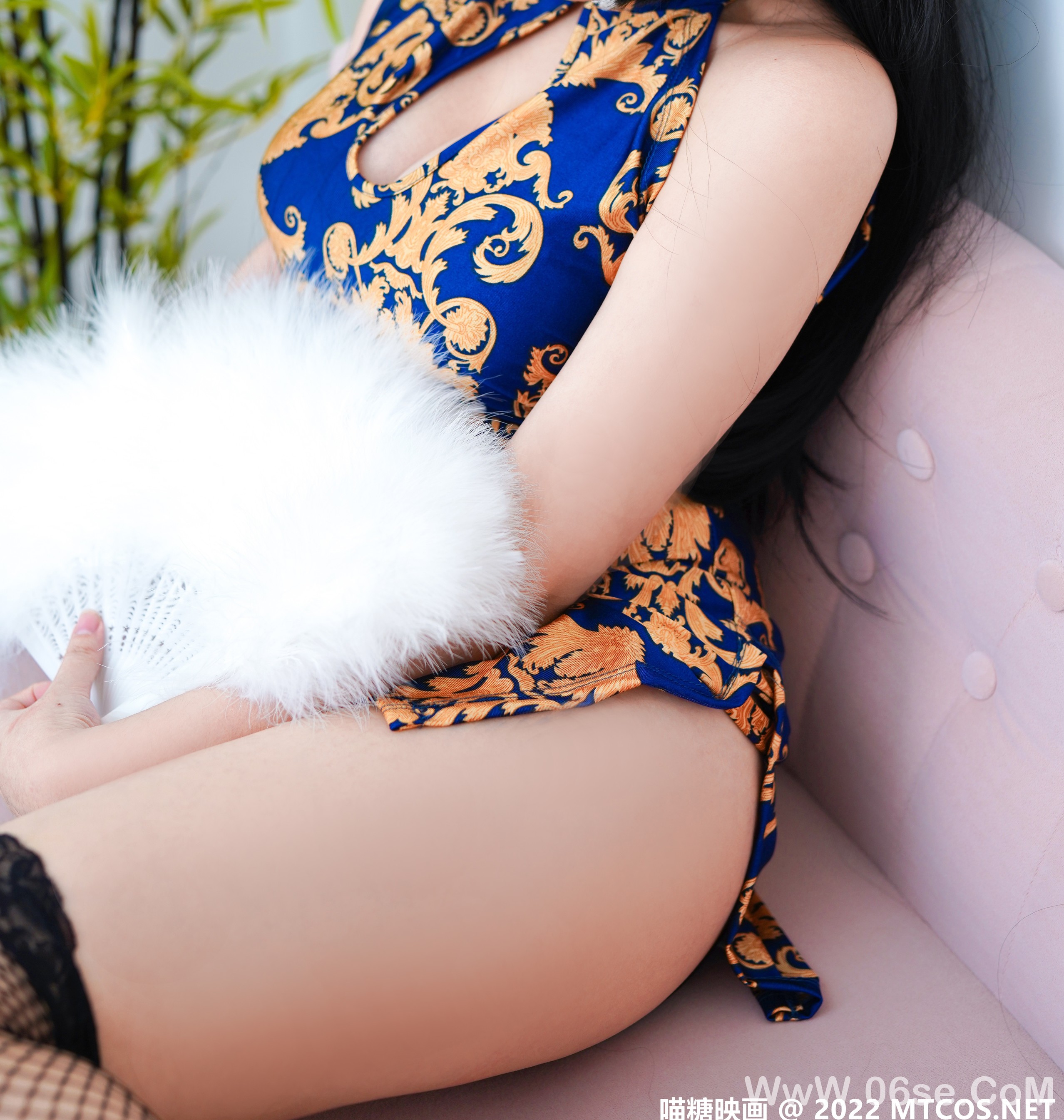 图片[7]-[喵糖映画] 2022.12.12 赏美 VOL.548 蓝色旗袍 [52+1P-1.10G]-六色网