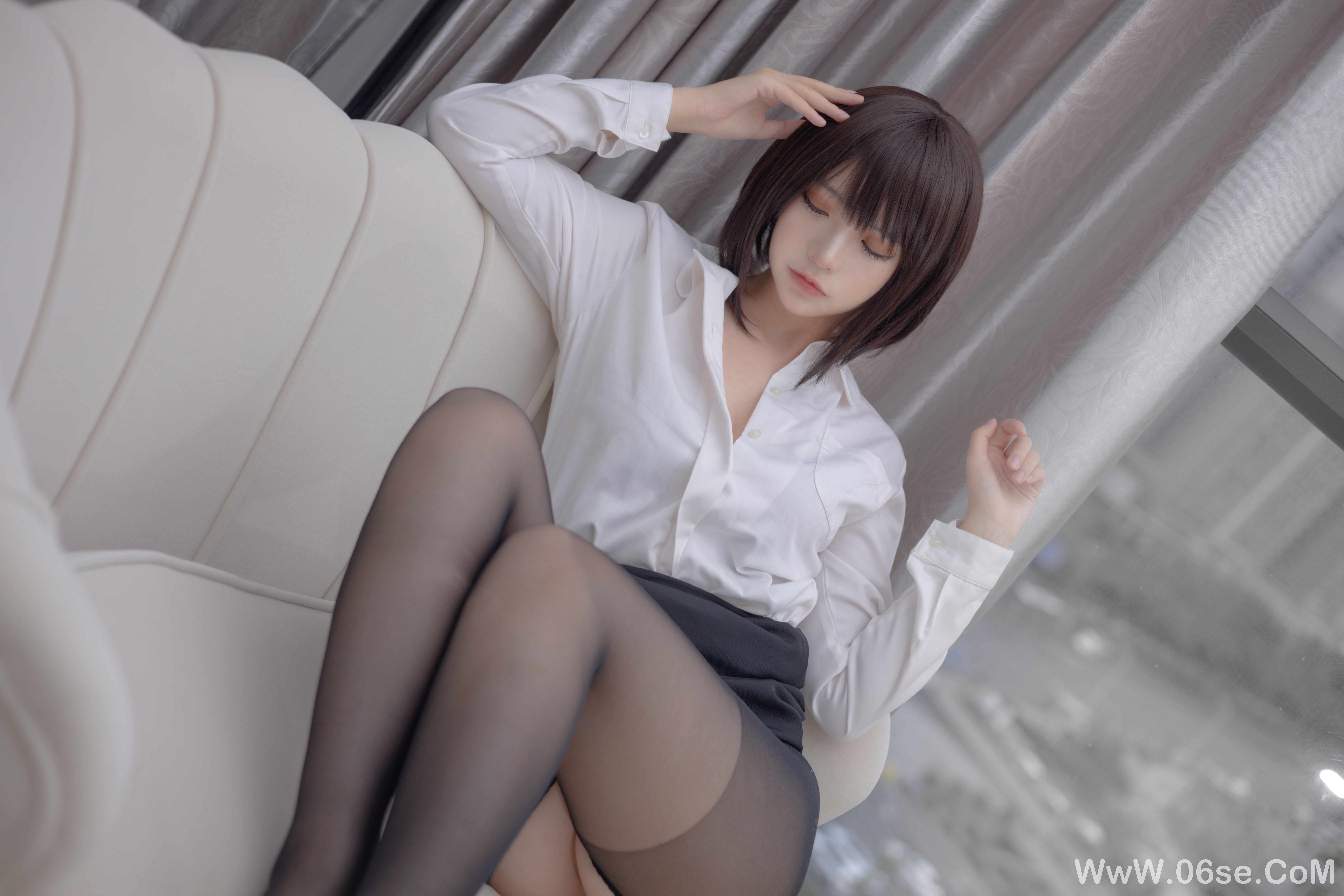 图片[5]-[喵糖映画] 2022.08.27 赏美 VOL.495 制服OL [29+1P-391M]-六色网