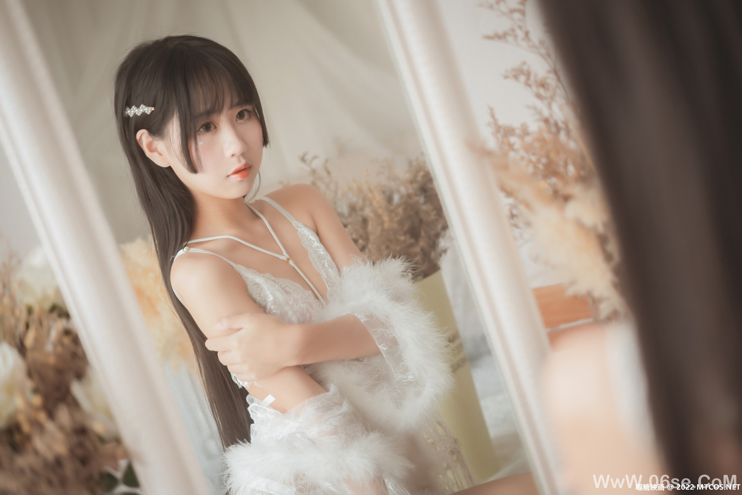 图片[26]-[喵糖映画] 2022.09.30 赏美 VOL.520 毛绒内衣 [27+1P-372M]-六色网