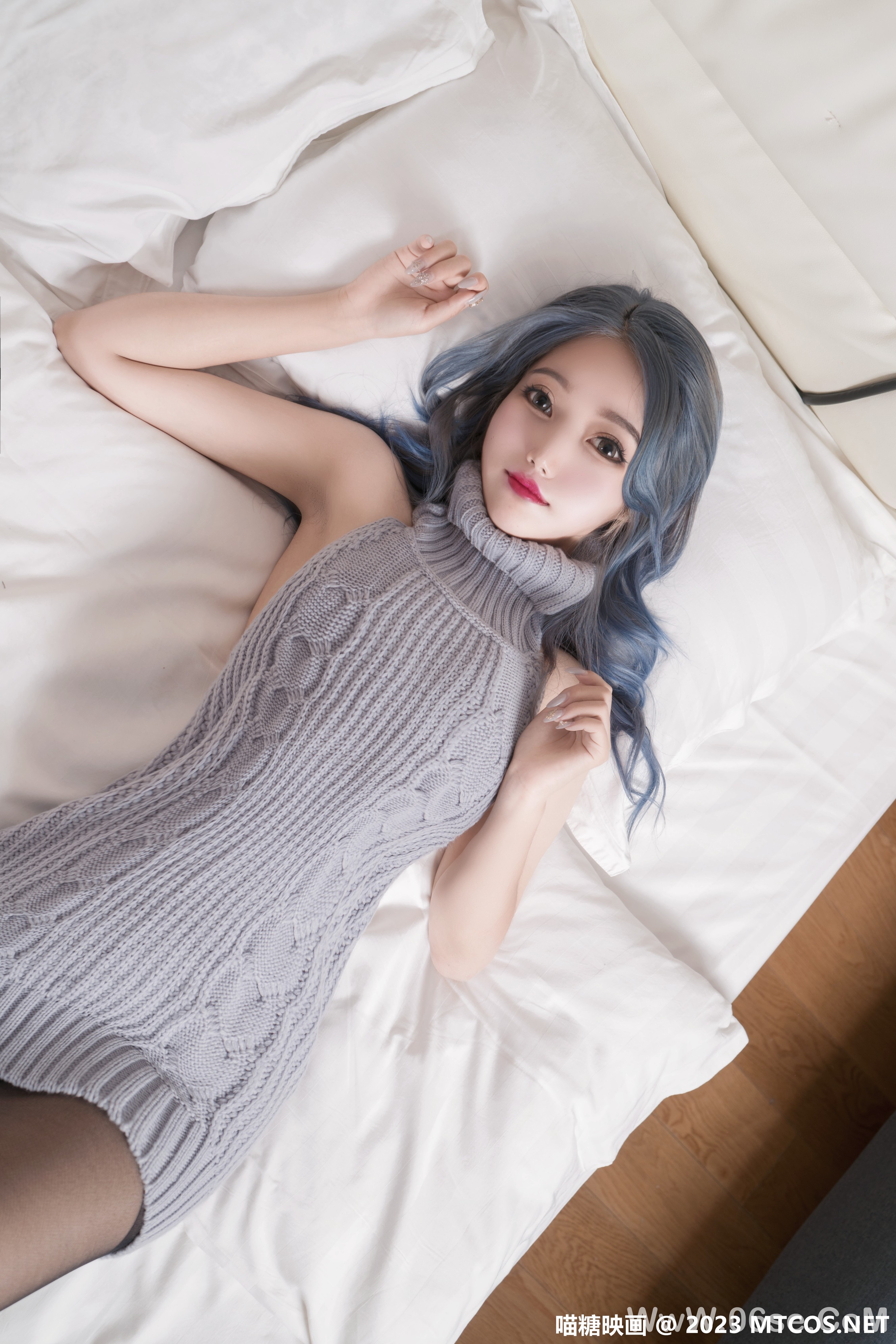 图片[13]-[喵糖映画] 2023.01.12 赏美 VOL.556 毛衣少女 [37+1P-598M]-六色网