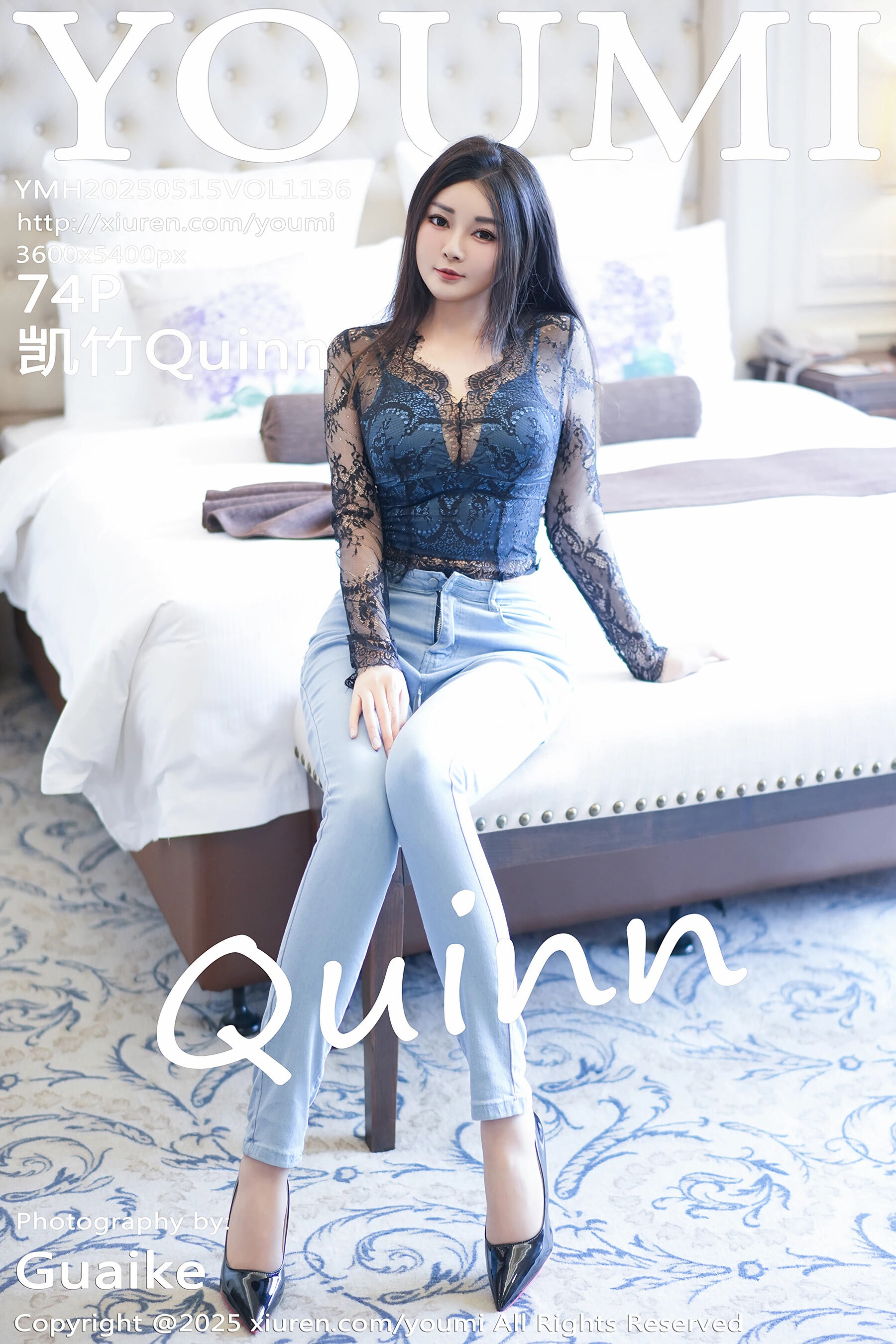尤蜜荟 NO.1136 凯竹Quinn[75P]-六色网