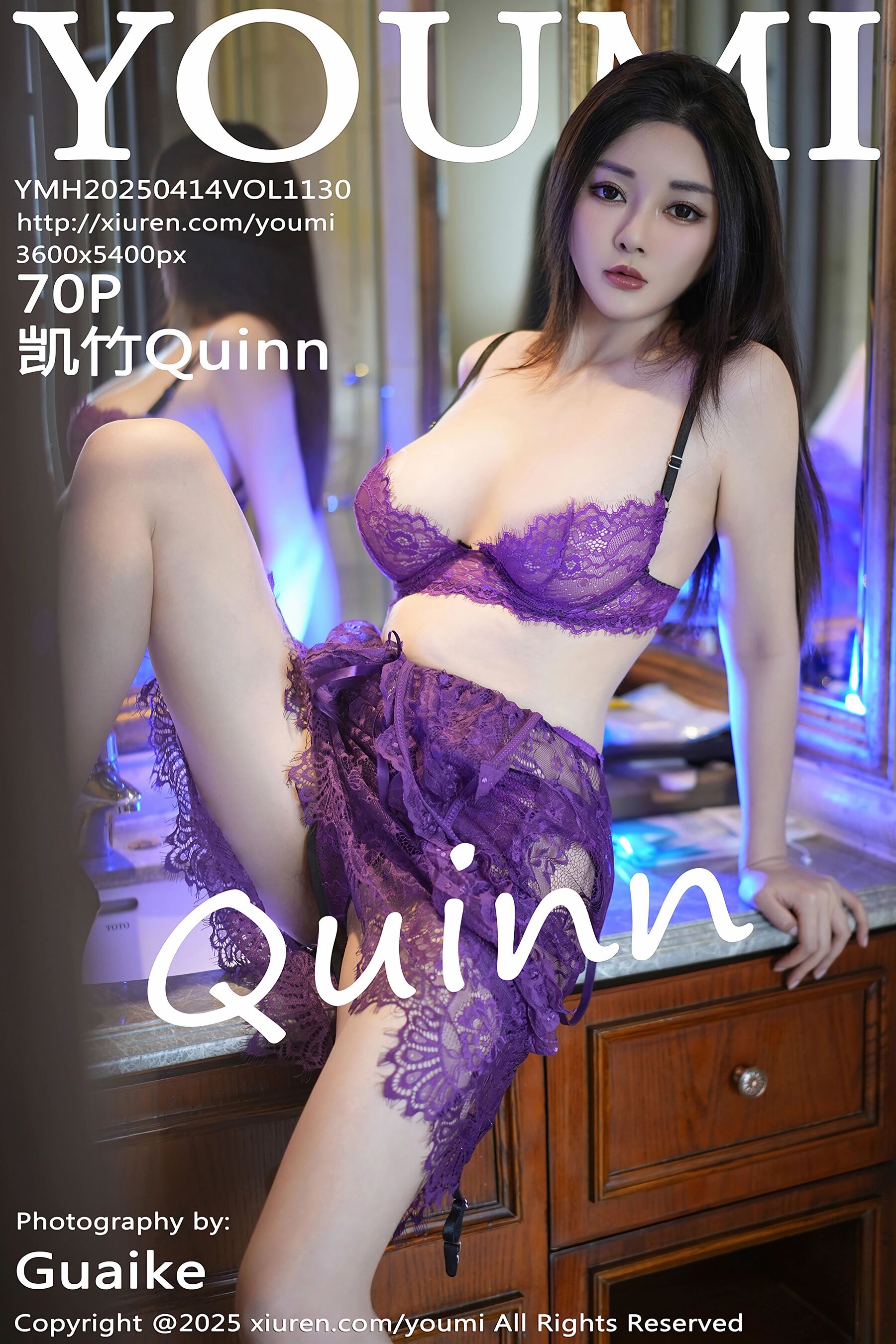 尤蜜荟 2025.04.14 NO.1130 凯竹Quinn[71P]-六色网