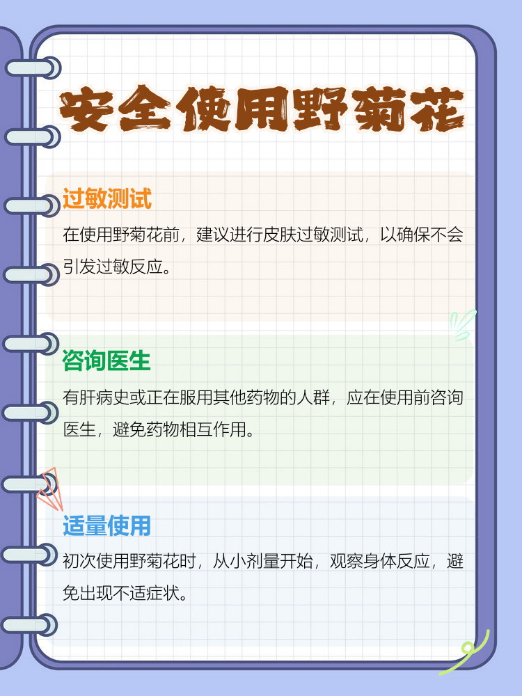 了解这些潜在的害处,对于安全使用野菊花至关重要