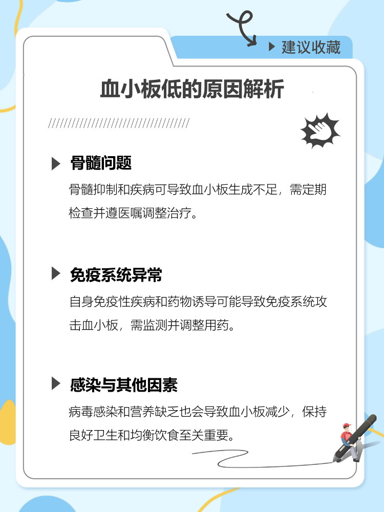 血小板为什么会低