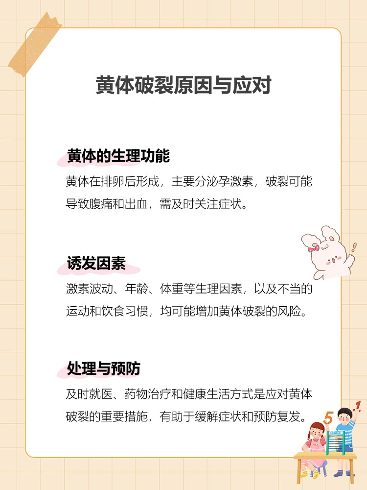 女人黄体破裂是什么原因引起的