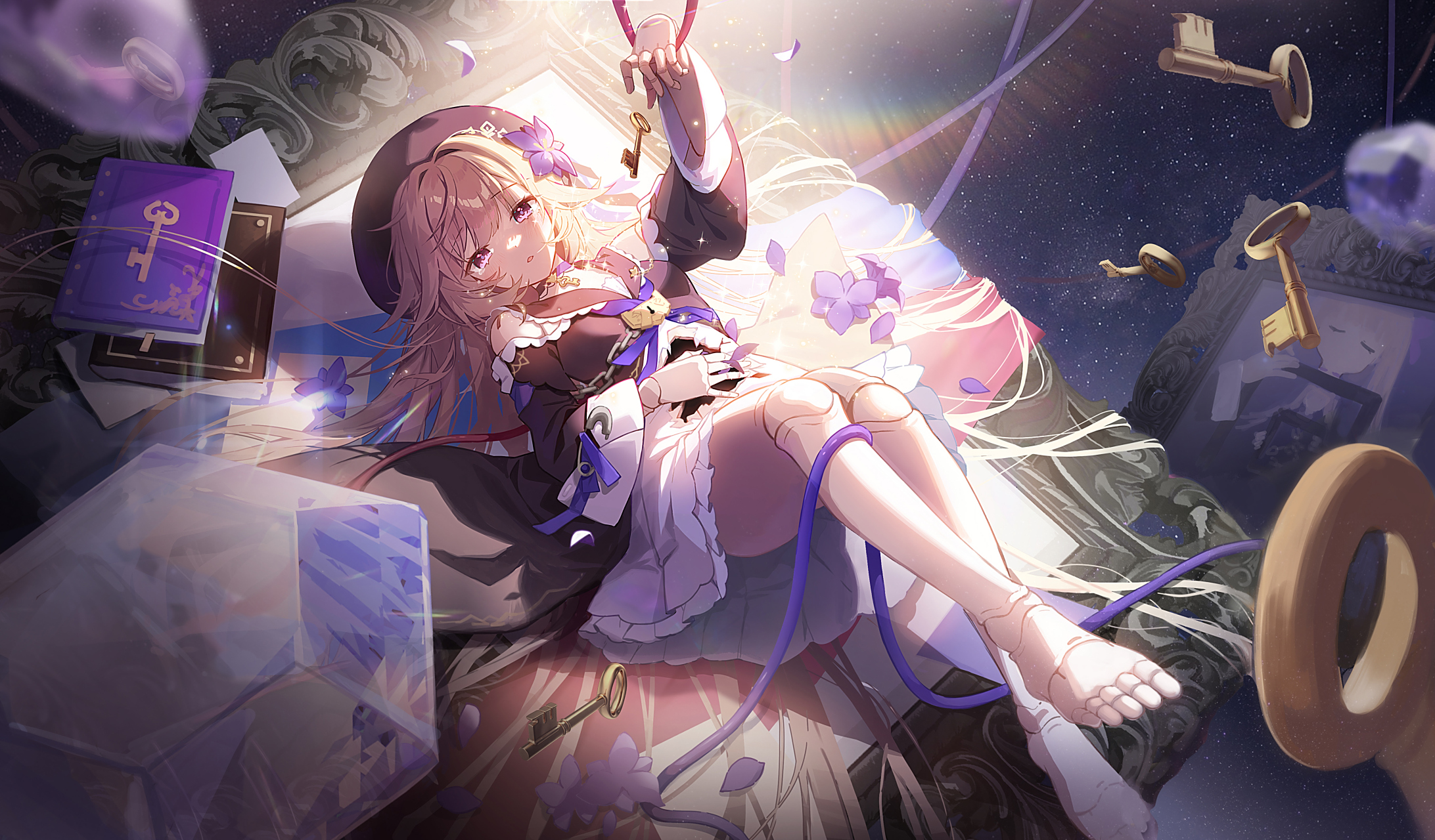 黑暗宇宙中的光芒——黑塔(崩坏:星穹铁道)#二次元#  画师:apple