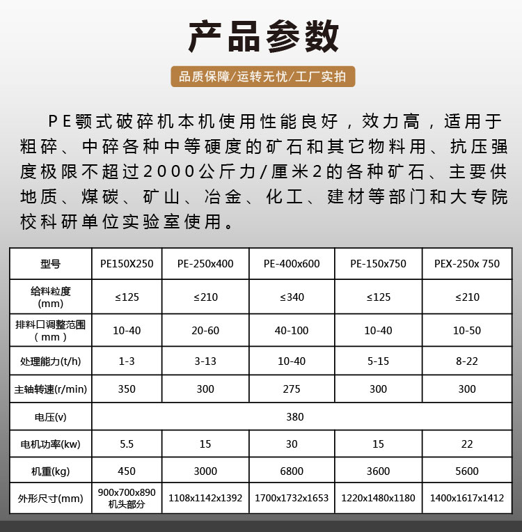 颚式破碎机设备价格
