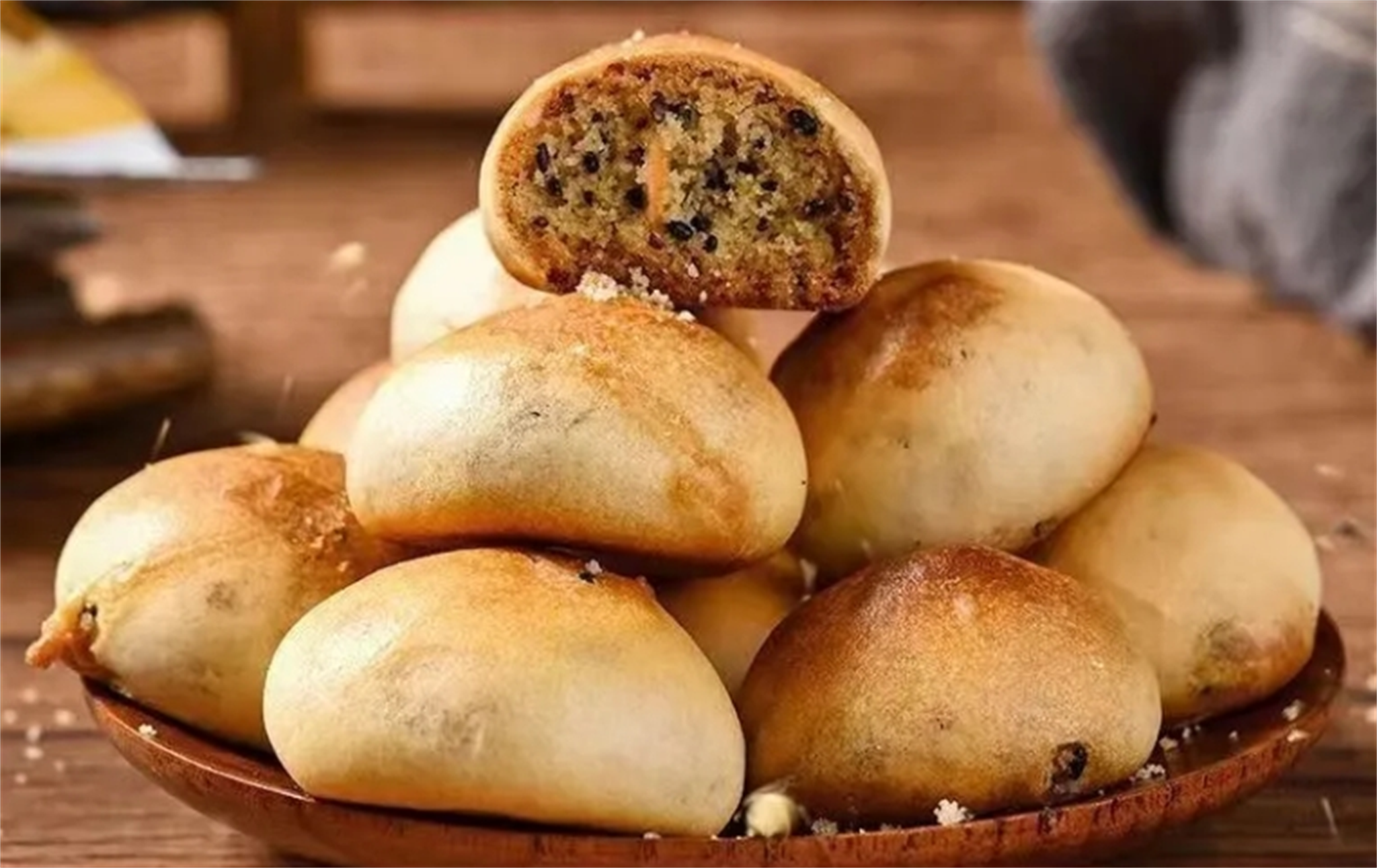 不油腻,满口清香,让人回味无穷!喝茶时来上一块,简直让人陶醉其中!