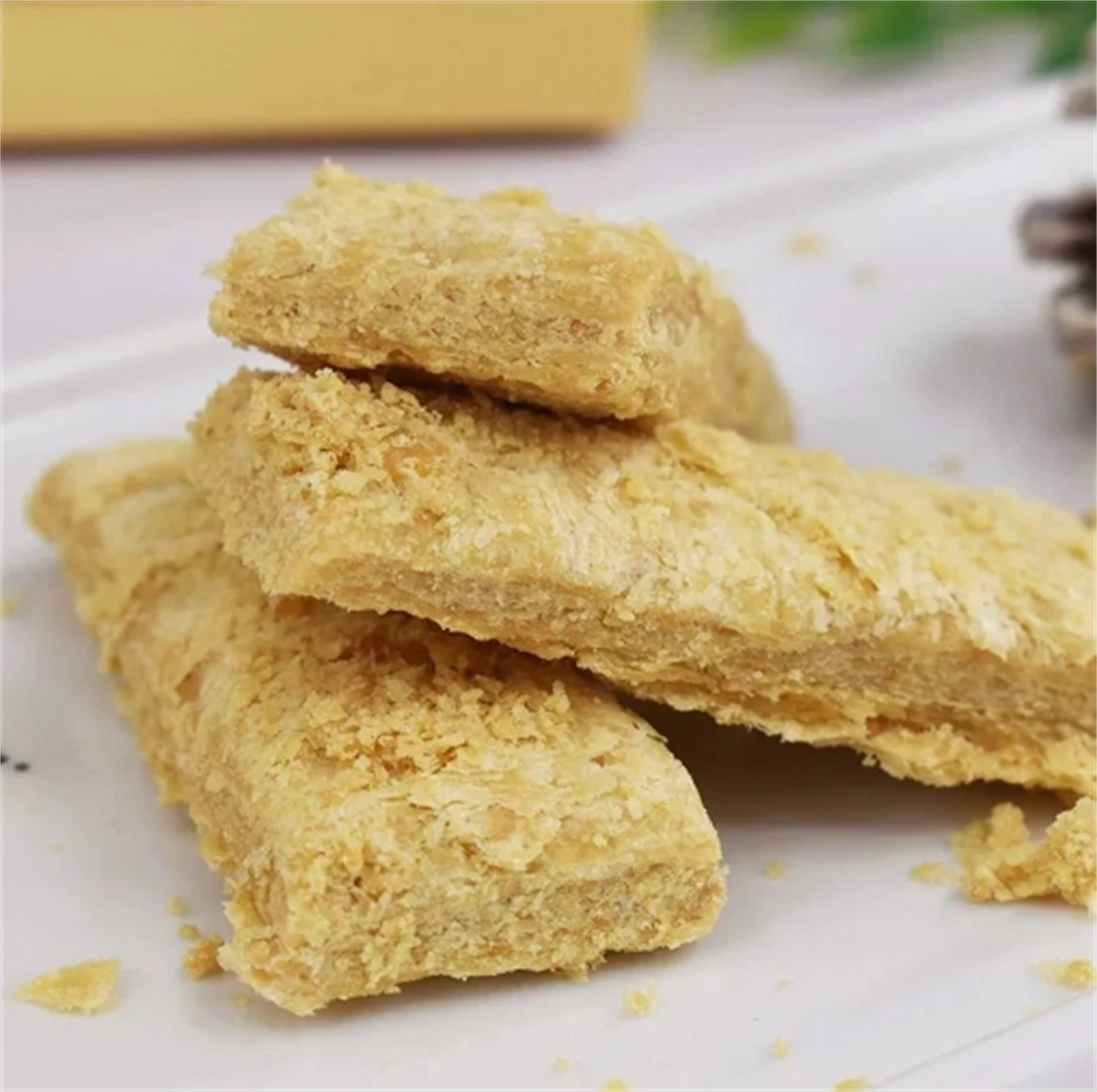 小吃零食美食开封花生糕图片高清河南特产酥心糕图片河南十大必买零食