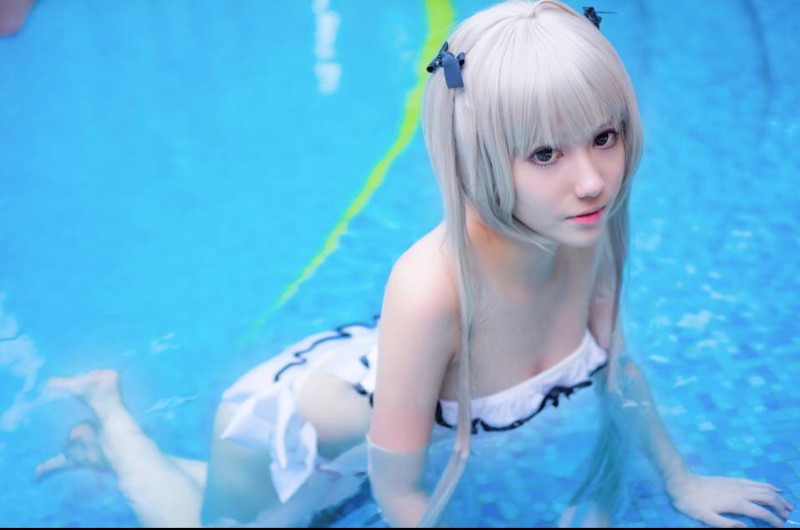 微博红人动漫Coser@南桃Momoko 穹水着 [15P/10MB]