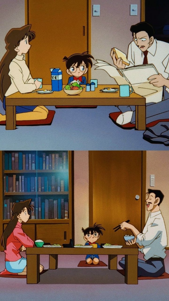 毛利小五郎,柯南和小兰三人的有趣日常#名侦探柯南