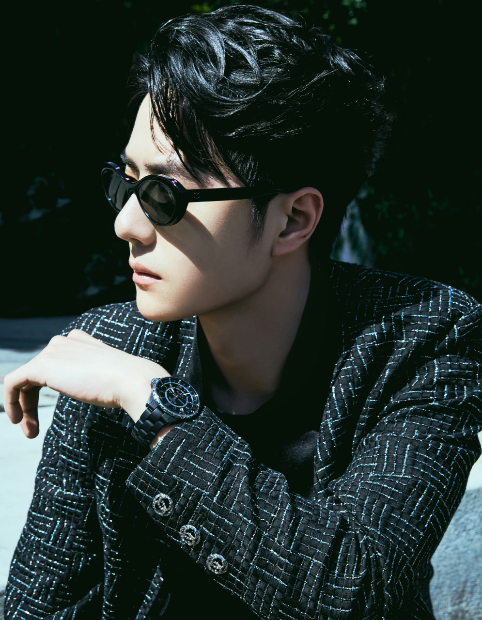 香家小王子王一博开启洛杉矶chanel2024早春度假系列看秀之旅,作为最