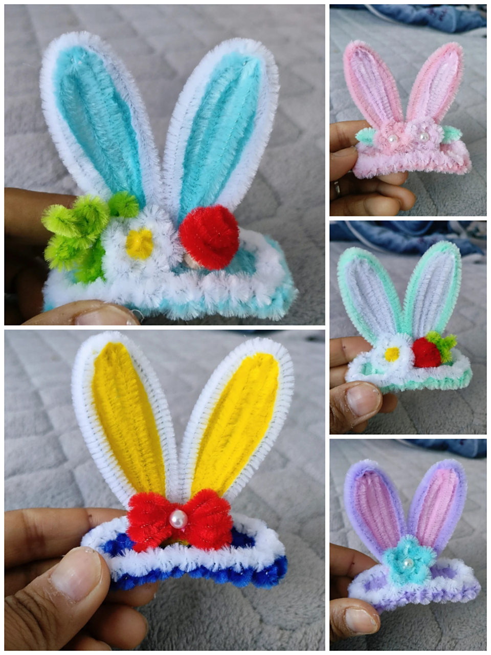 毛根小兔兔  好可爱   手工