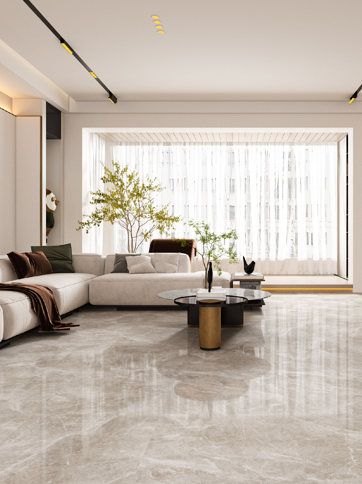 今天小鹿就给大家盘点六大爆亮面砖