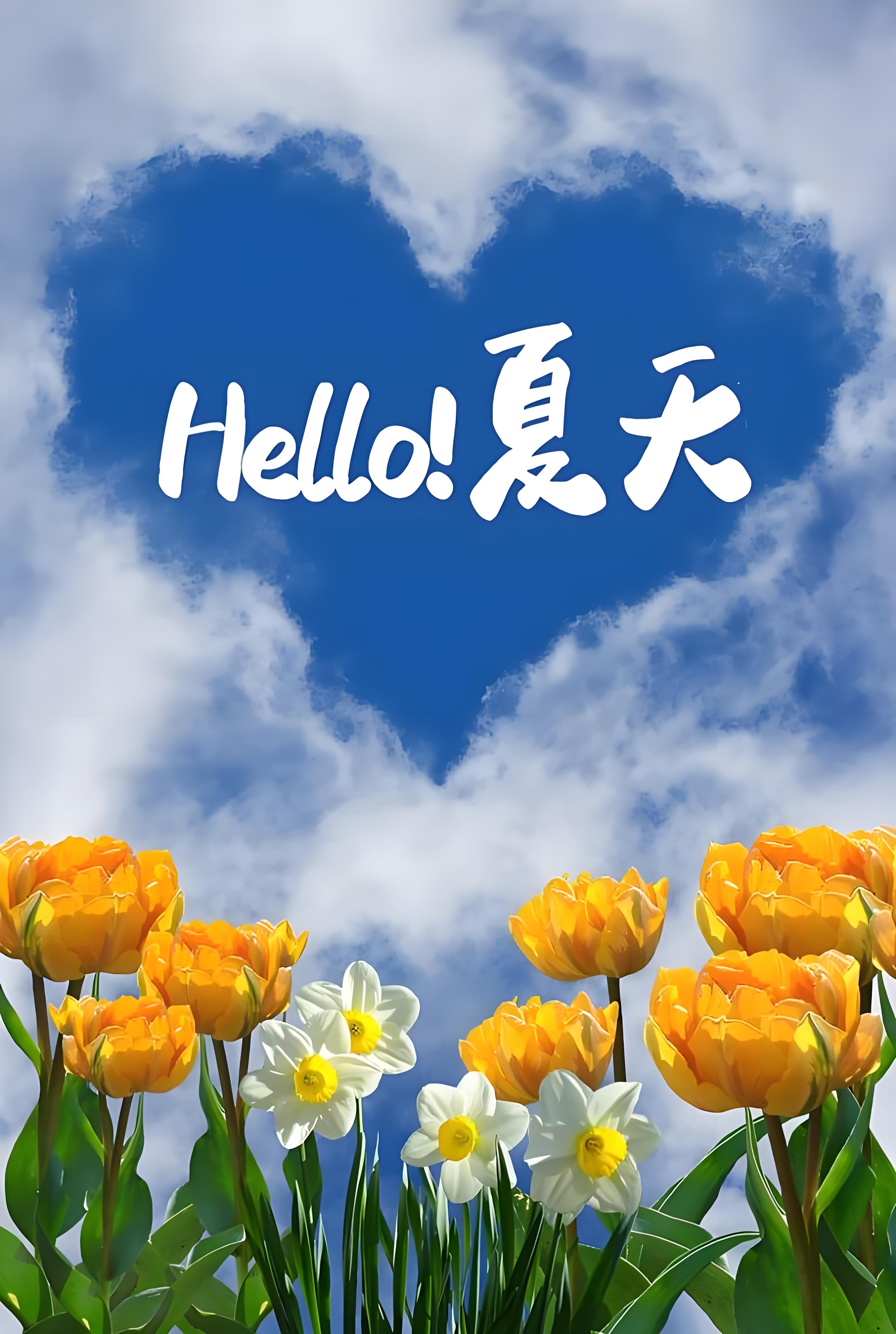 夏天来了,加天气凉爽的图片带字炎热天气问候图片风景表示天气凉爽