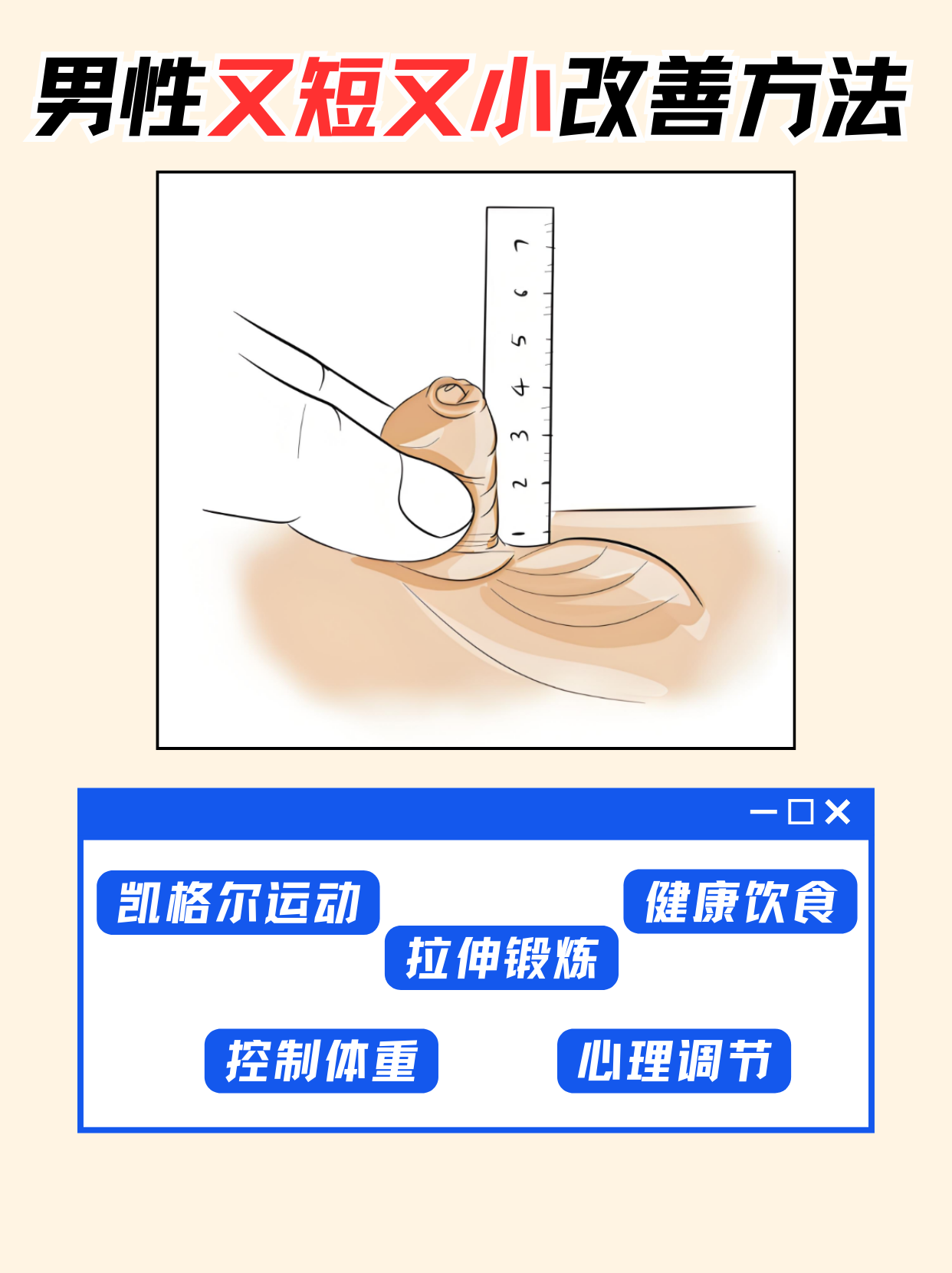 又小的问题,其实可以通过一些科学方法来改善,帮助提升自信与生活质量