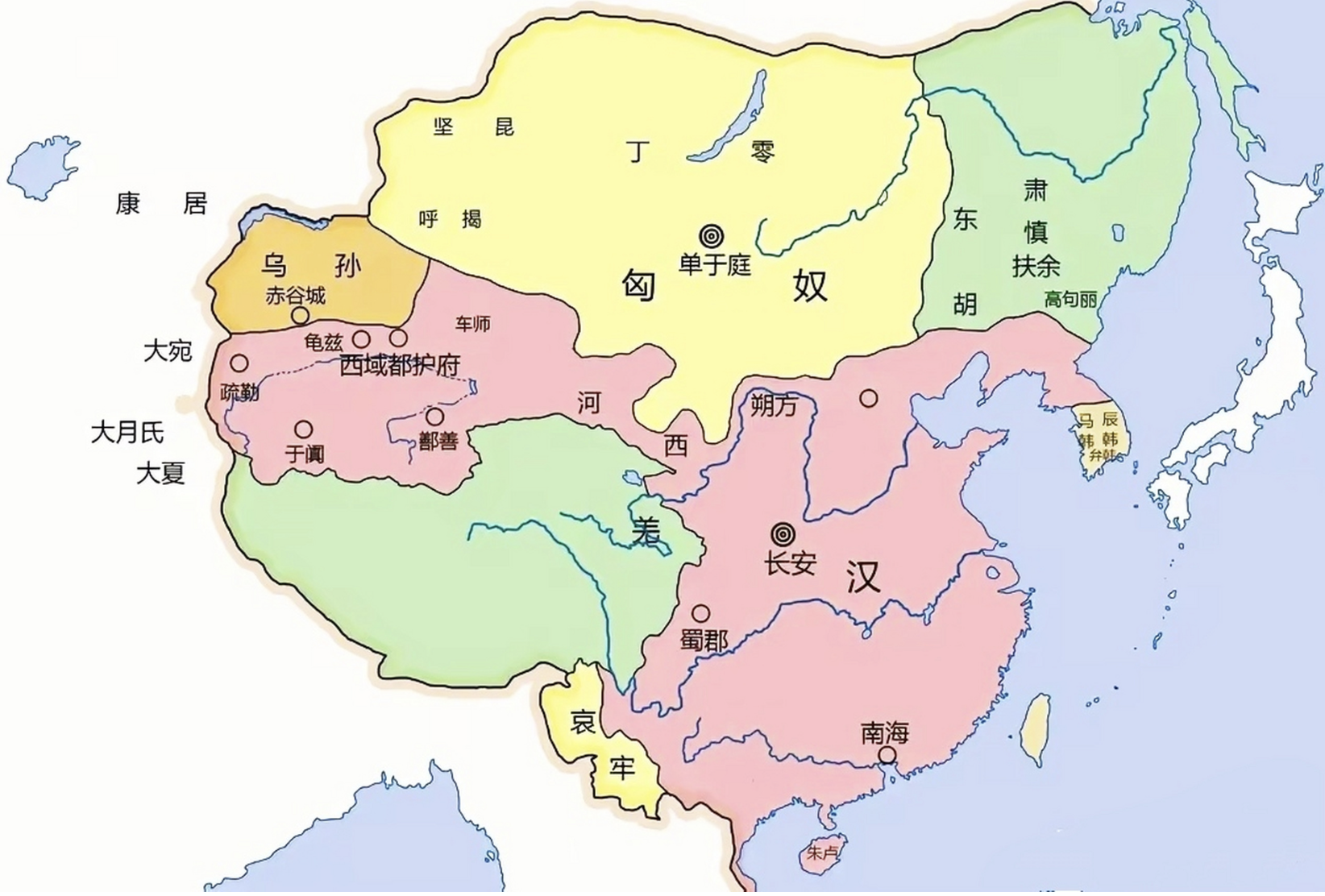 汉王朝国土面积极盛时也才600万平方公里,为什么会被