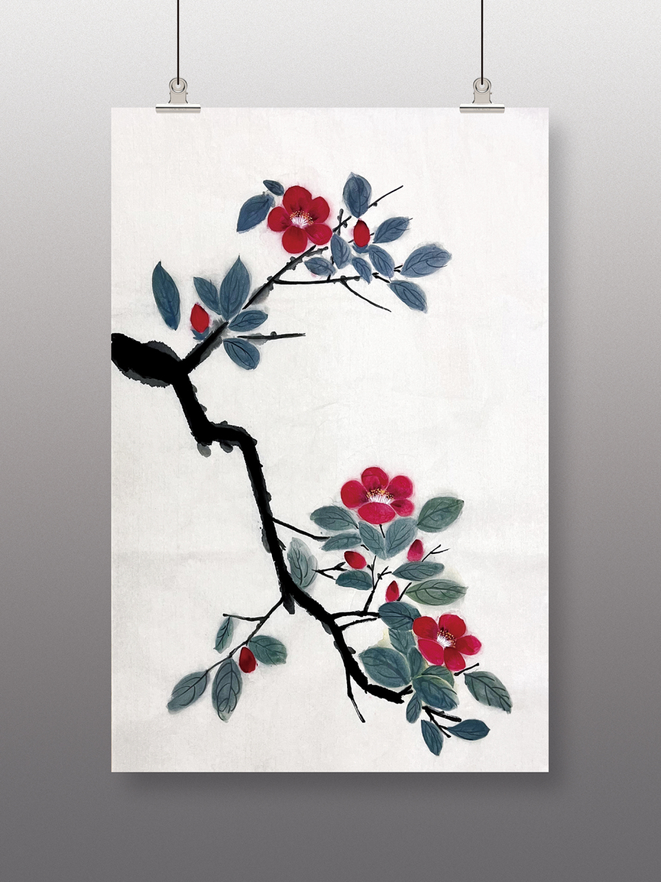 每周一练 ▏国画(31)  俗话说得好,时间就像海绵里的水,挤挤还是有的.